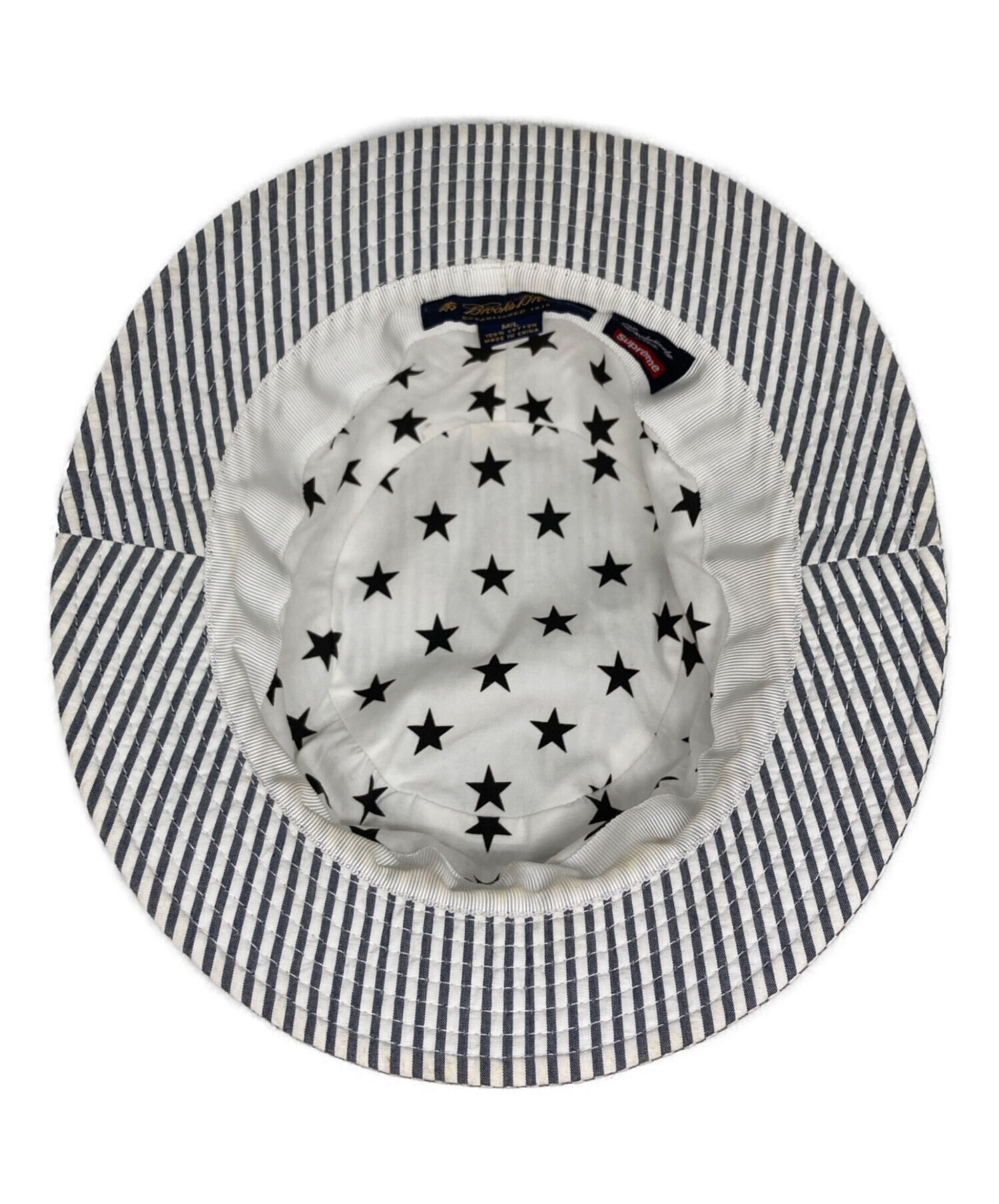 新品 アメリカ製 ブルックスブラザーズ シアサッカー ハット supreme 中古・古着通販】SUPREME (シュプリーム) BROOKS BROTHERS (ブルックス