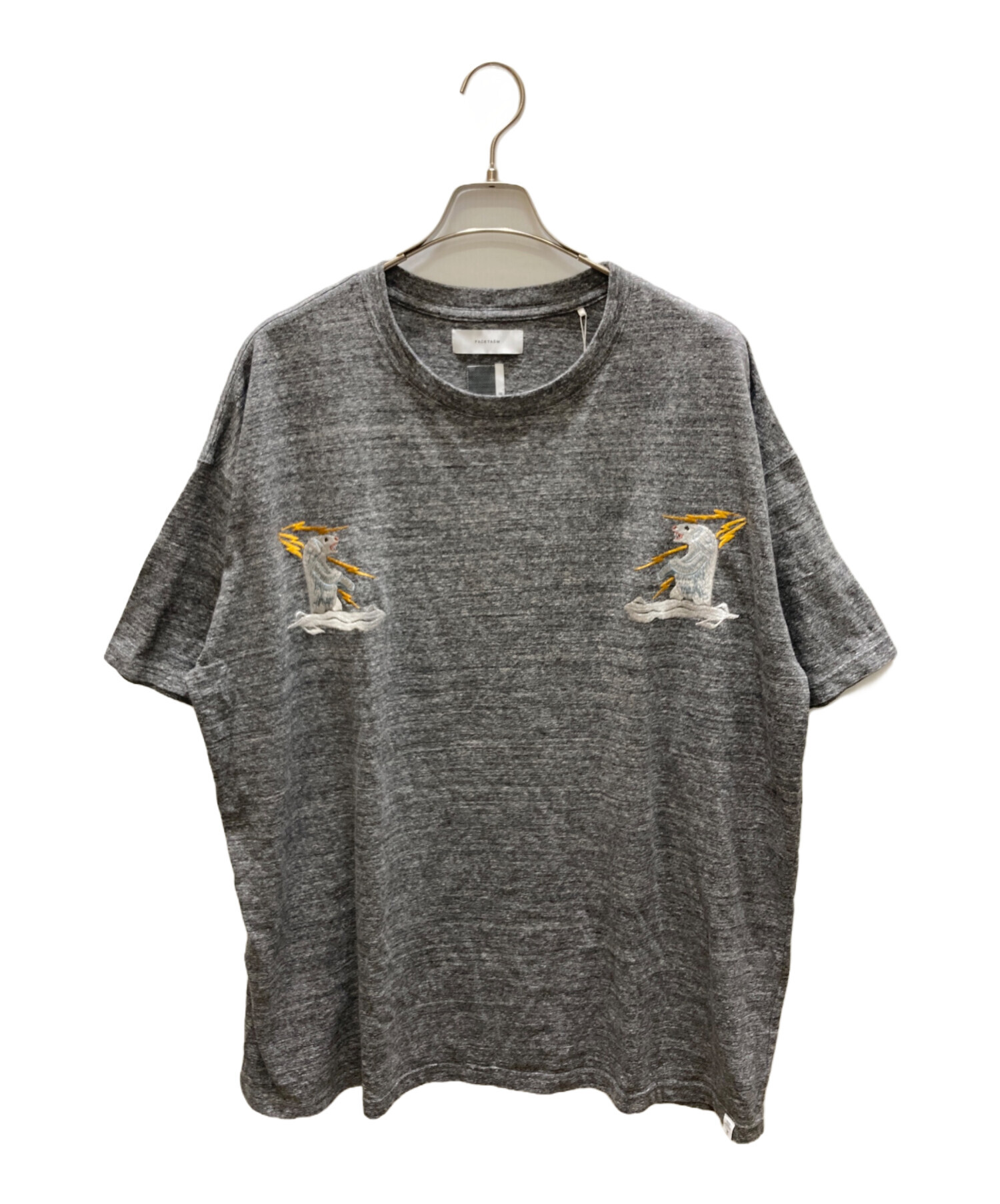 中古・古着通販】FACETASM (ファセッタズム) ALASKA 刺繍Tシャツ