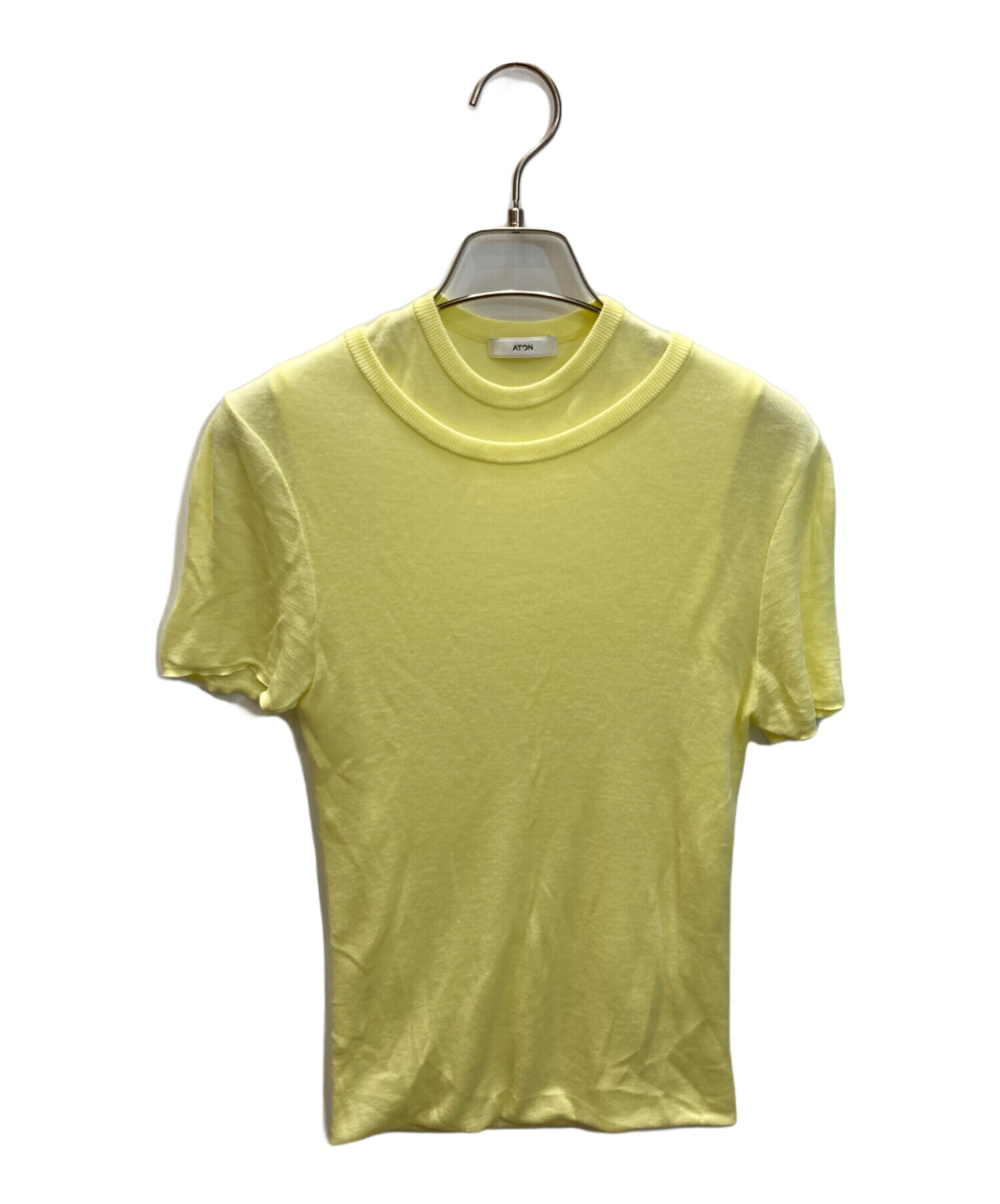 中古・古着通販】ATON (エイトン) SILK BLENDED CIRCULAR RIB | FIT