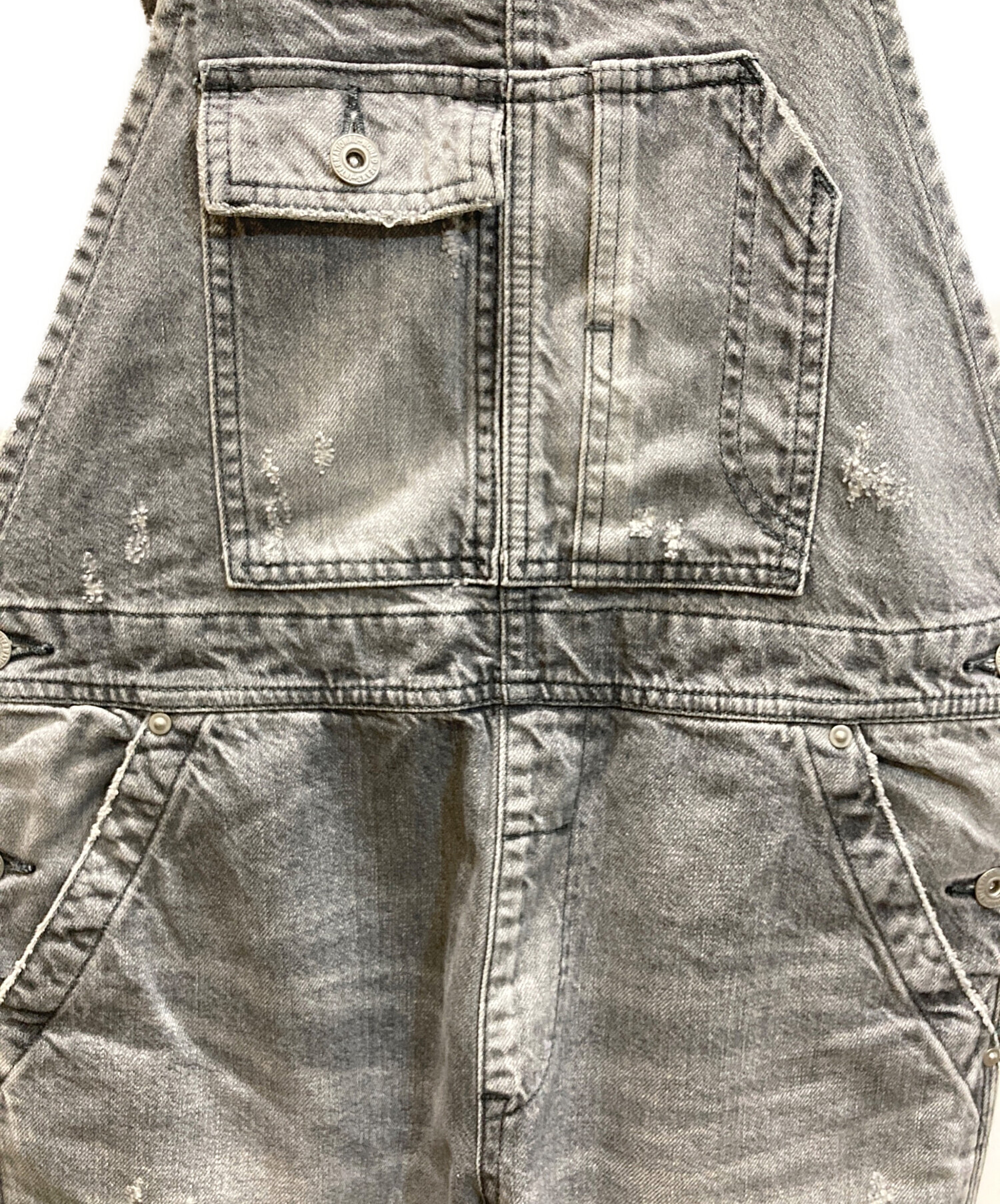 中古・古着通販】L'appartement (アパルトモン) Denim Over All グレー