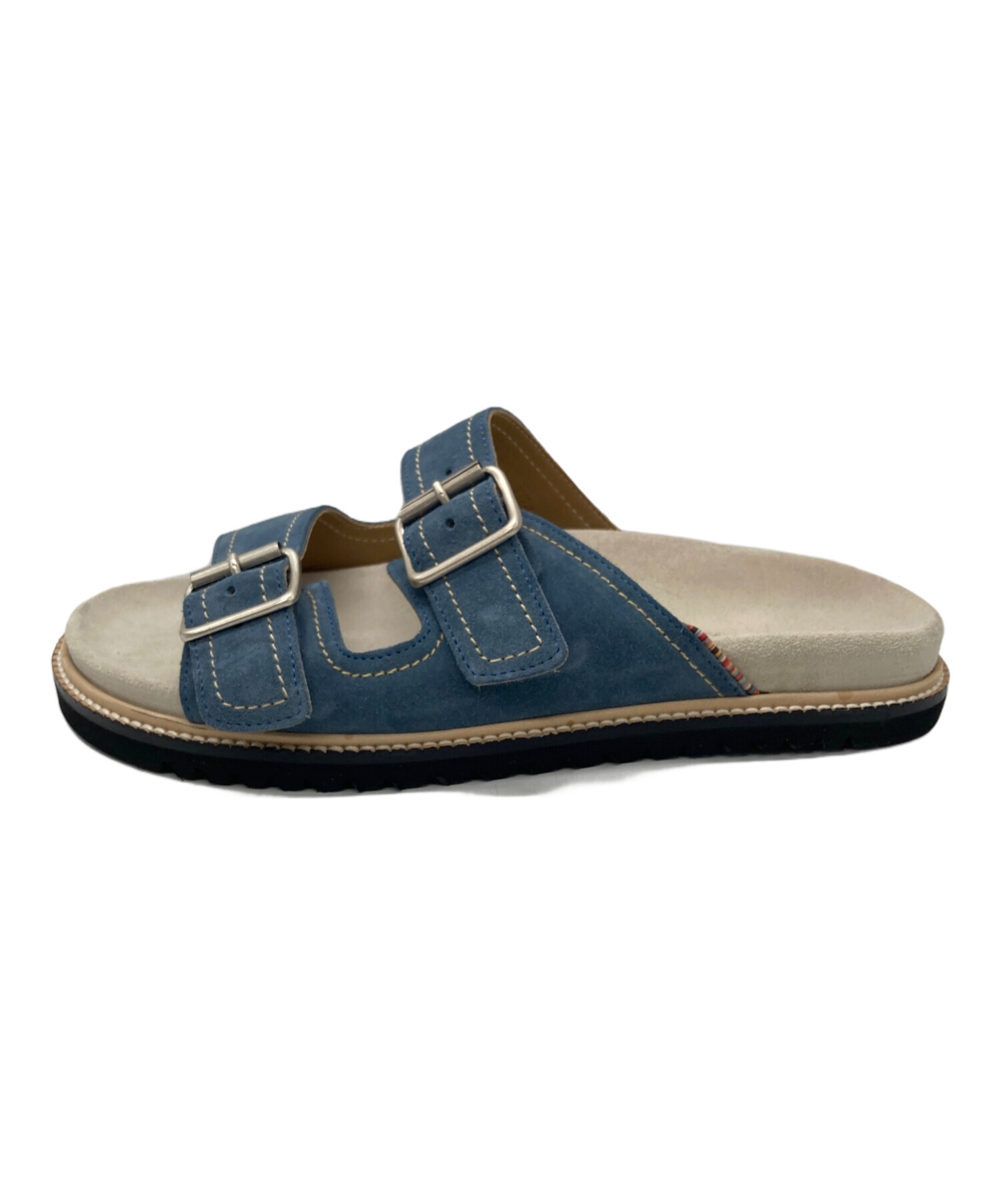 Paul Smith ドレスシューズ イタリア製 エナメル×スエード 中古・古着通販】PAUL SMITH (ポールスミス) スエードサンダル ブルー