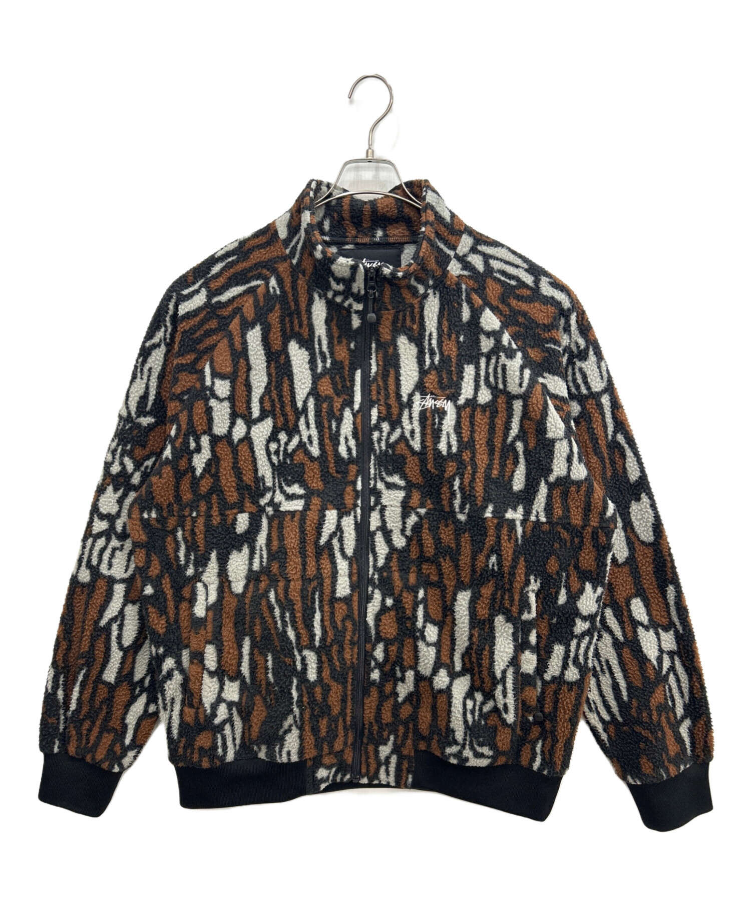中古・古着通販】stussy (ステューシー) Tree Bark Fleece JKT