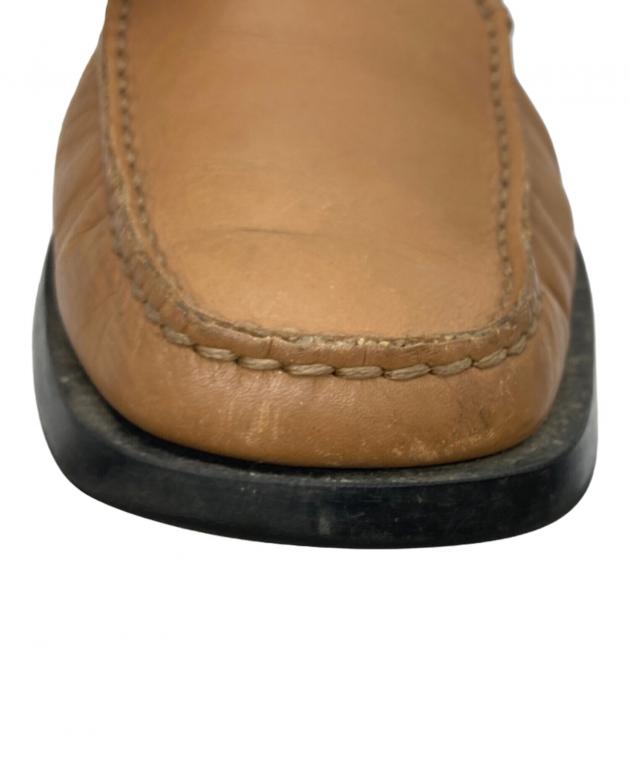 中古・古着通販】TOD'S (トッズ) スクエアトゥローファー ベージュ