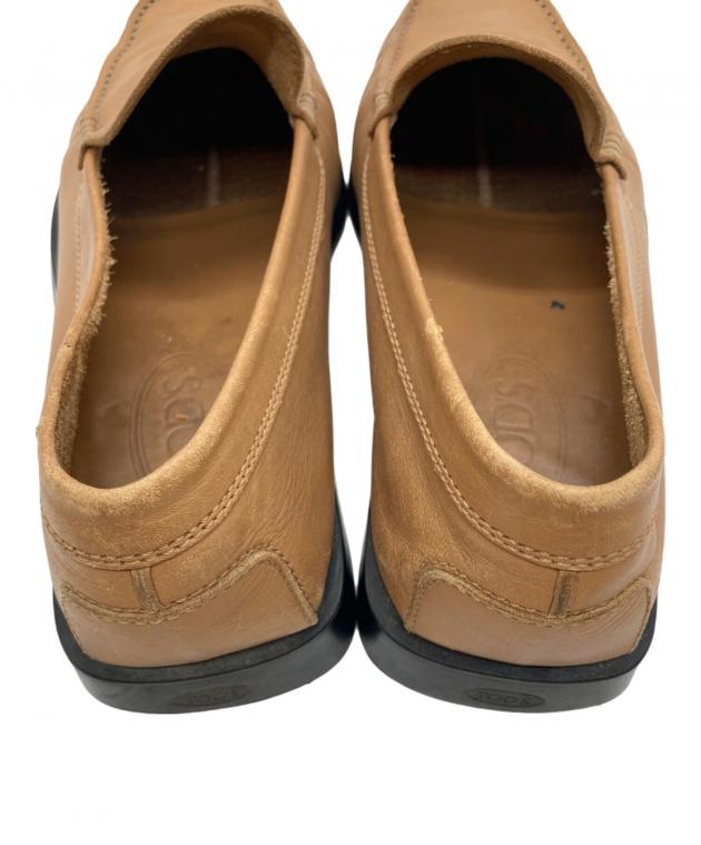 中古・古着通販】TOD'S (トッズ) スクエアトゥローファー ベージュ
