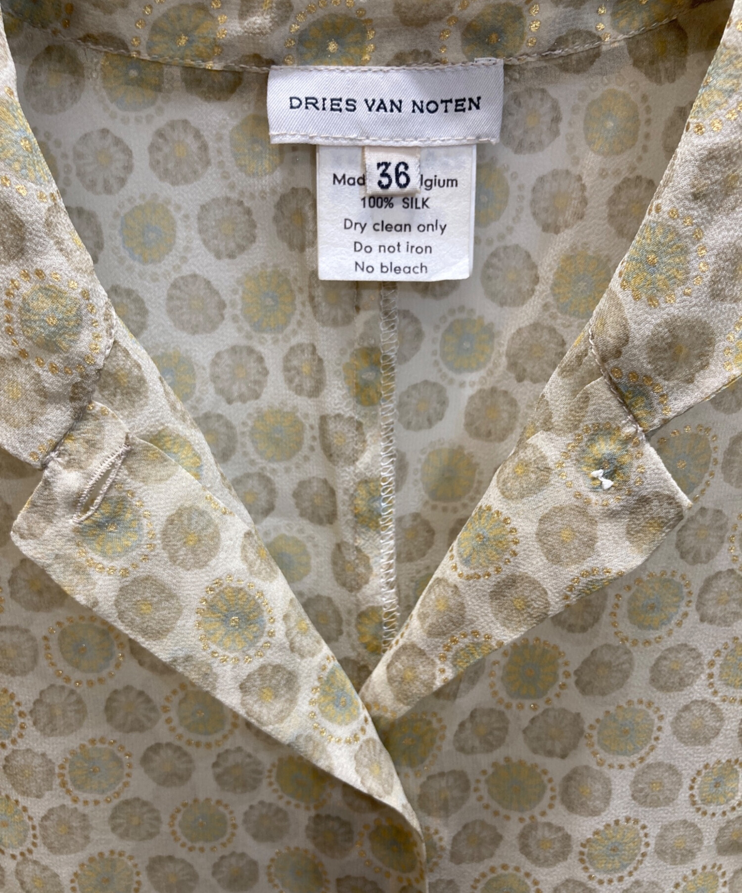 中古・古着通販】DRIES VAN NOTEN (ドリスヴァンノッテン) シアー