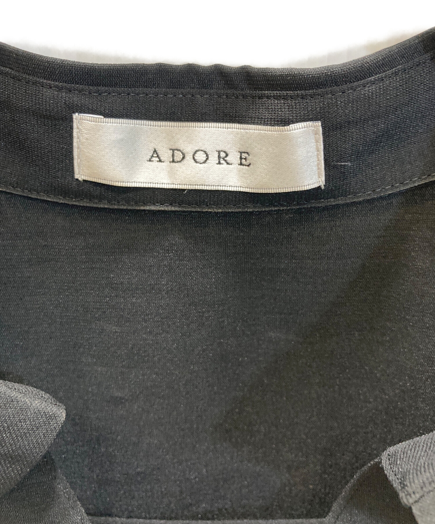 中古・古着通販】ADORE (アドーア) シアーボイルシャツワンピース