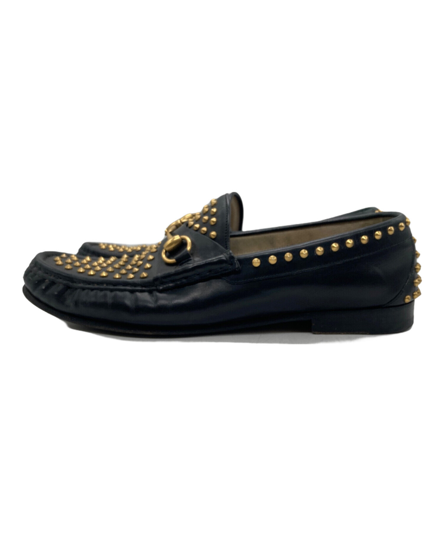 中古・古着通販】GUCCI (グッチ) 1953 ホースビットスタッズローファー