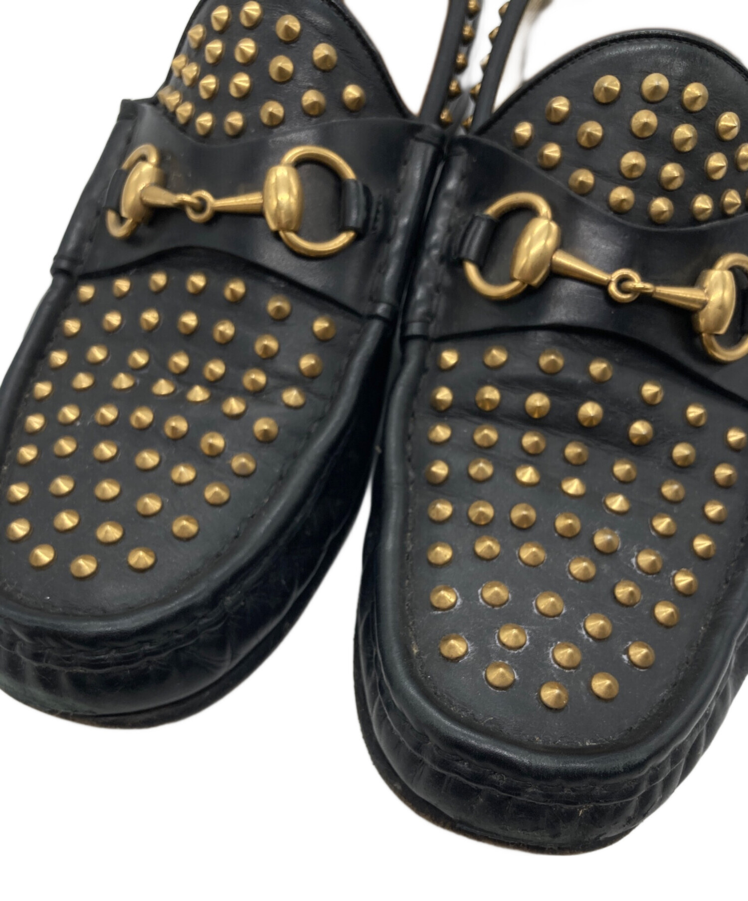 中古・古着通販】GUCCI (グッチ) 1953 ホースビットスタッズローファー