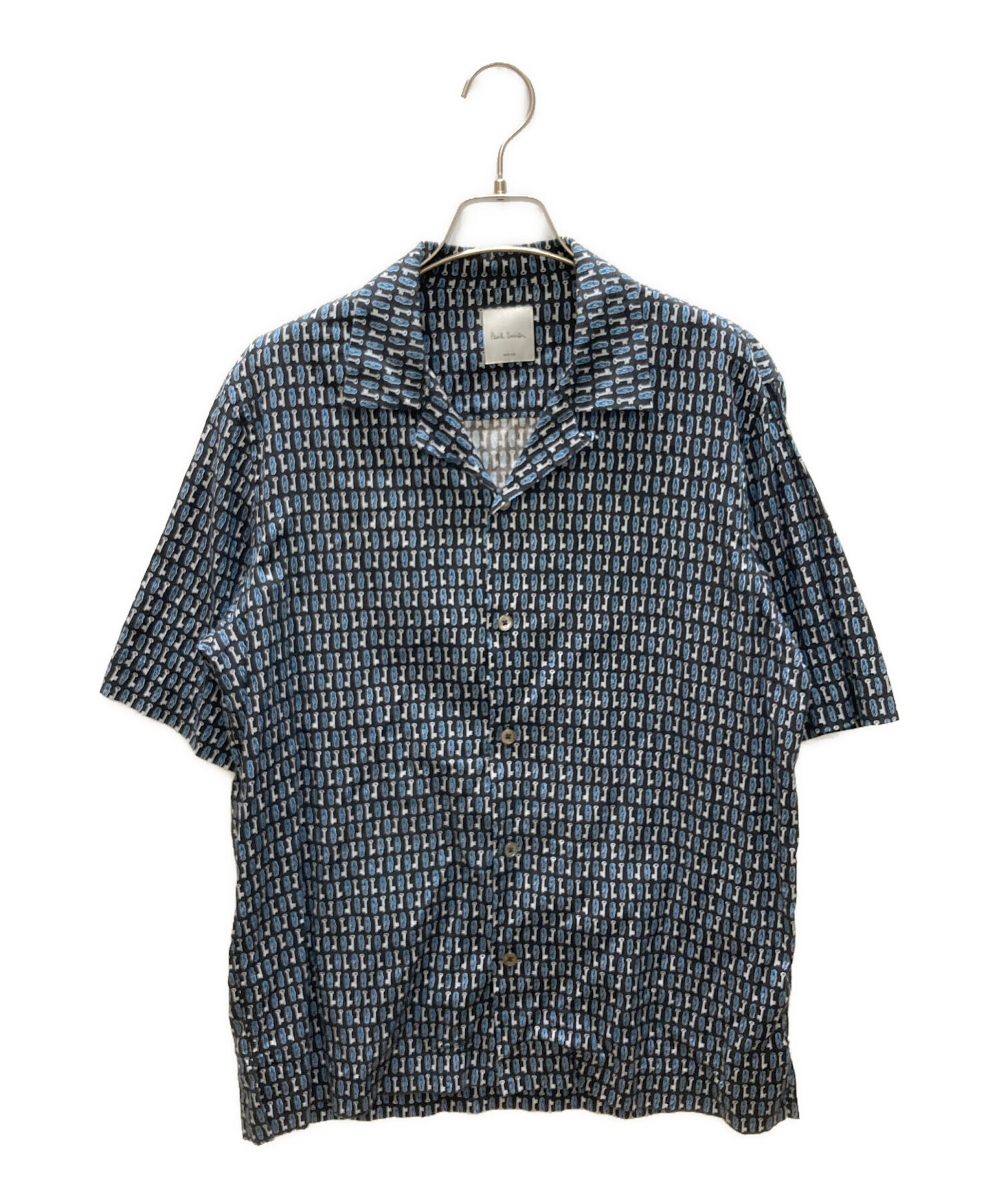 1633 paul smith ポールスミス 総柄シャツ 中古・古着通販】Paul Smith (ポールスミス) 総柄オープンカラーシャツ