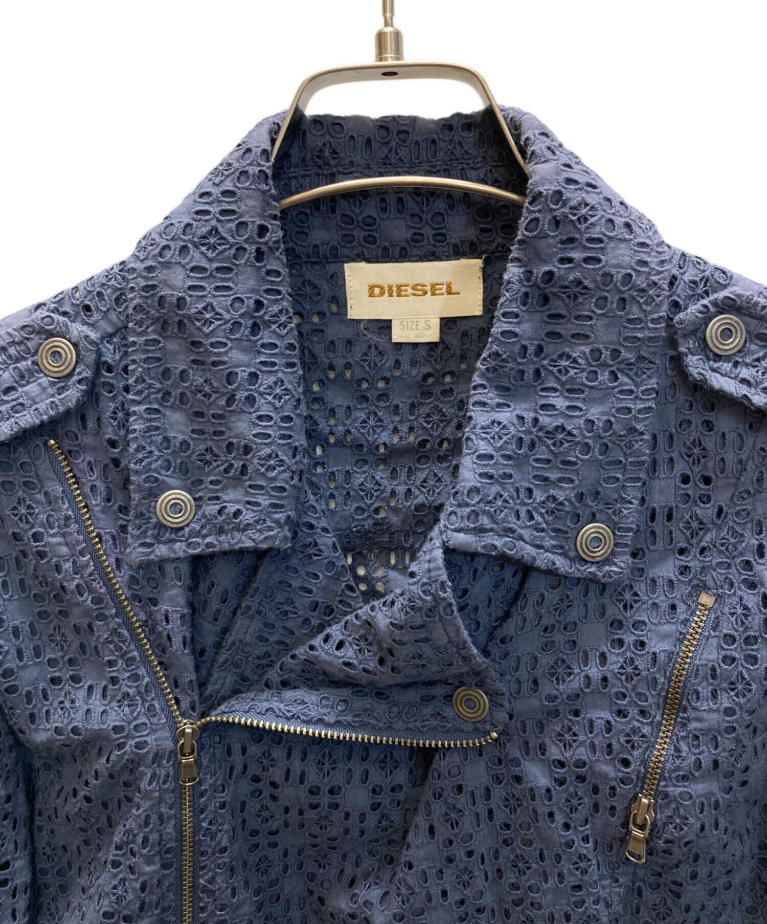 中古・古着通販】DIESEL (ディーゼル) カットワークライダース