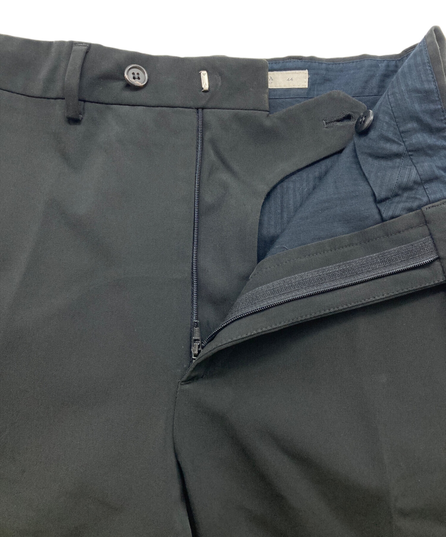 中古・古着通販】PRADA (プラダ) スラックス ブラック サイズ:SIZE 44