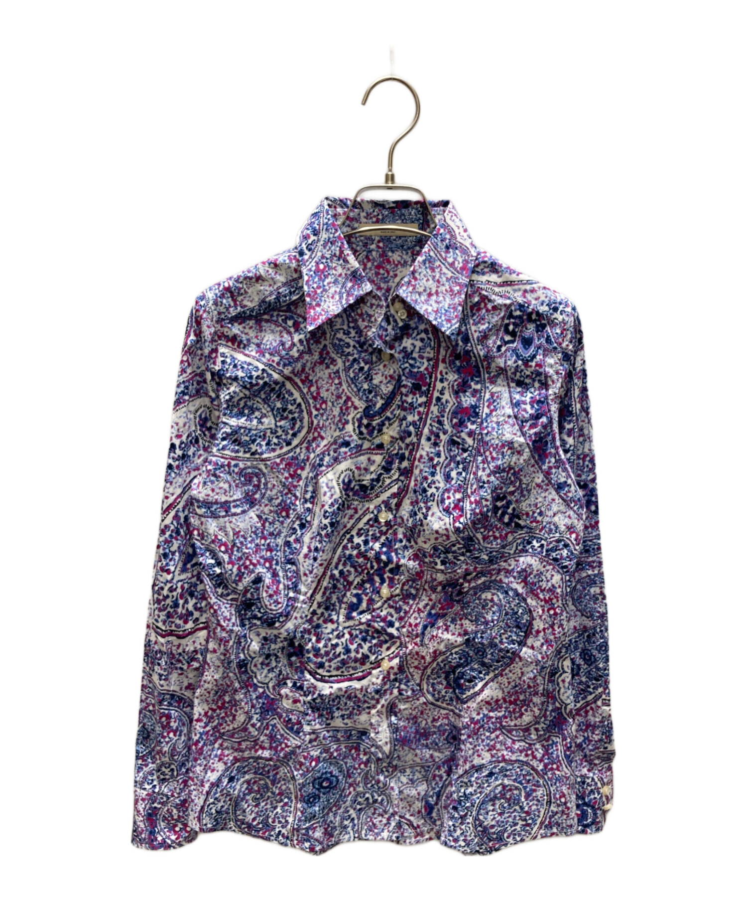 中古・古着通販】ETRO (エトロ) 総柄シャツ パープル サイズ:42