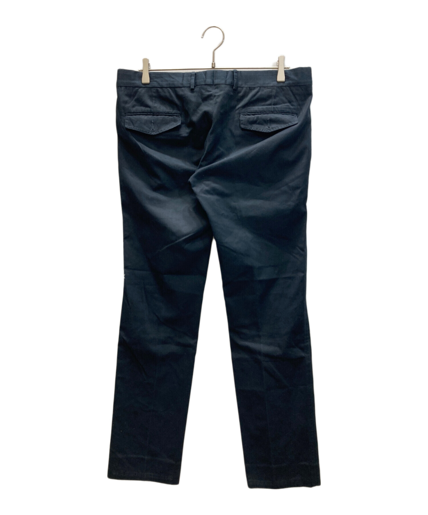 中古・古着通販】GUCCI (グッチ) コットンストレートパンツ ブラック