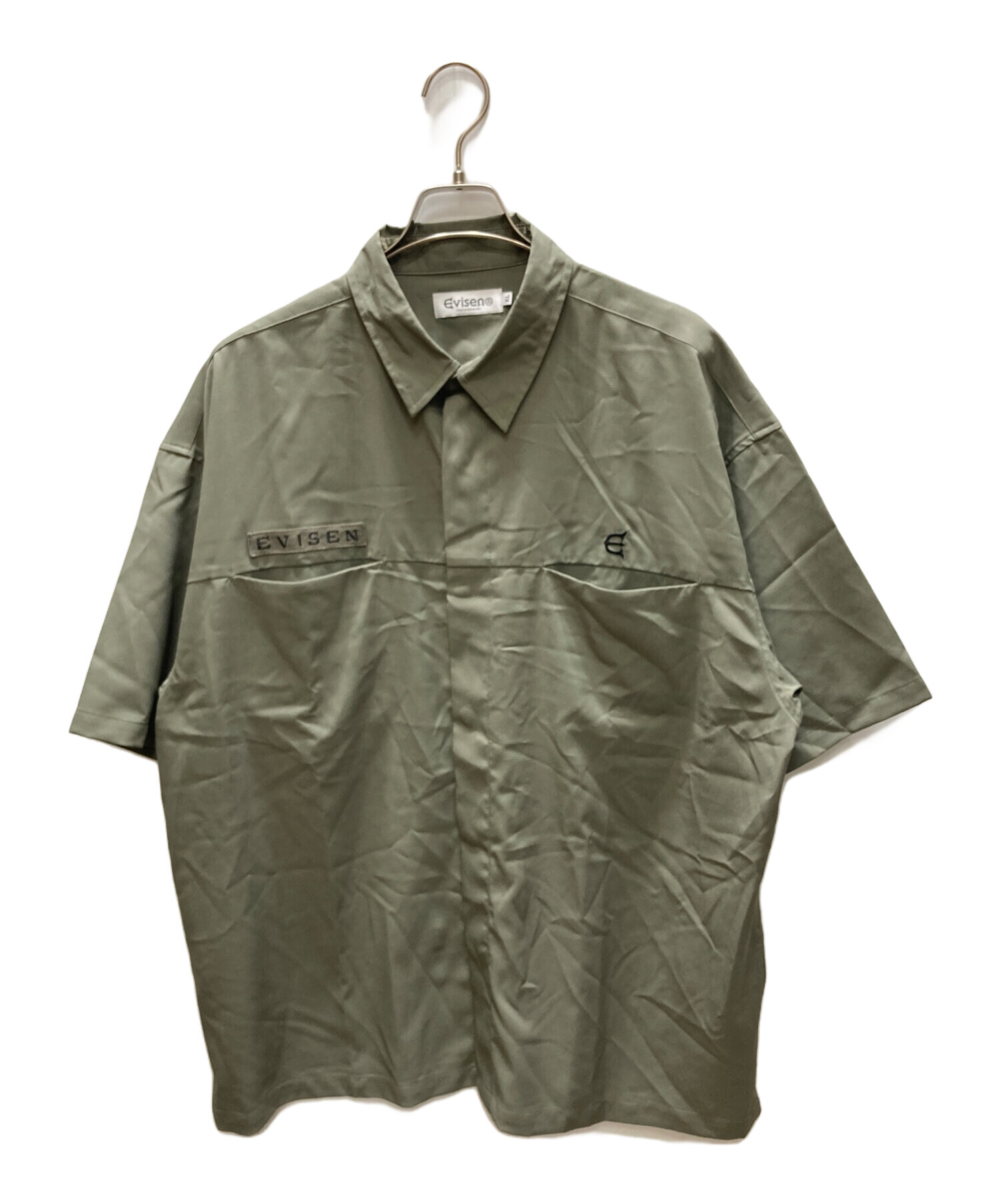 中古・古着通販】EVISEN (エビセン) EVITARY SHIRT カーキ サイズ:XL