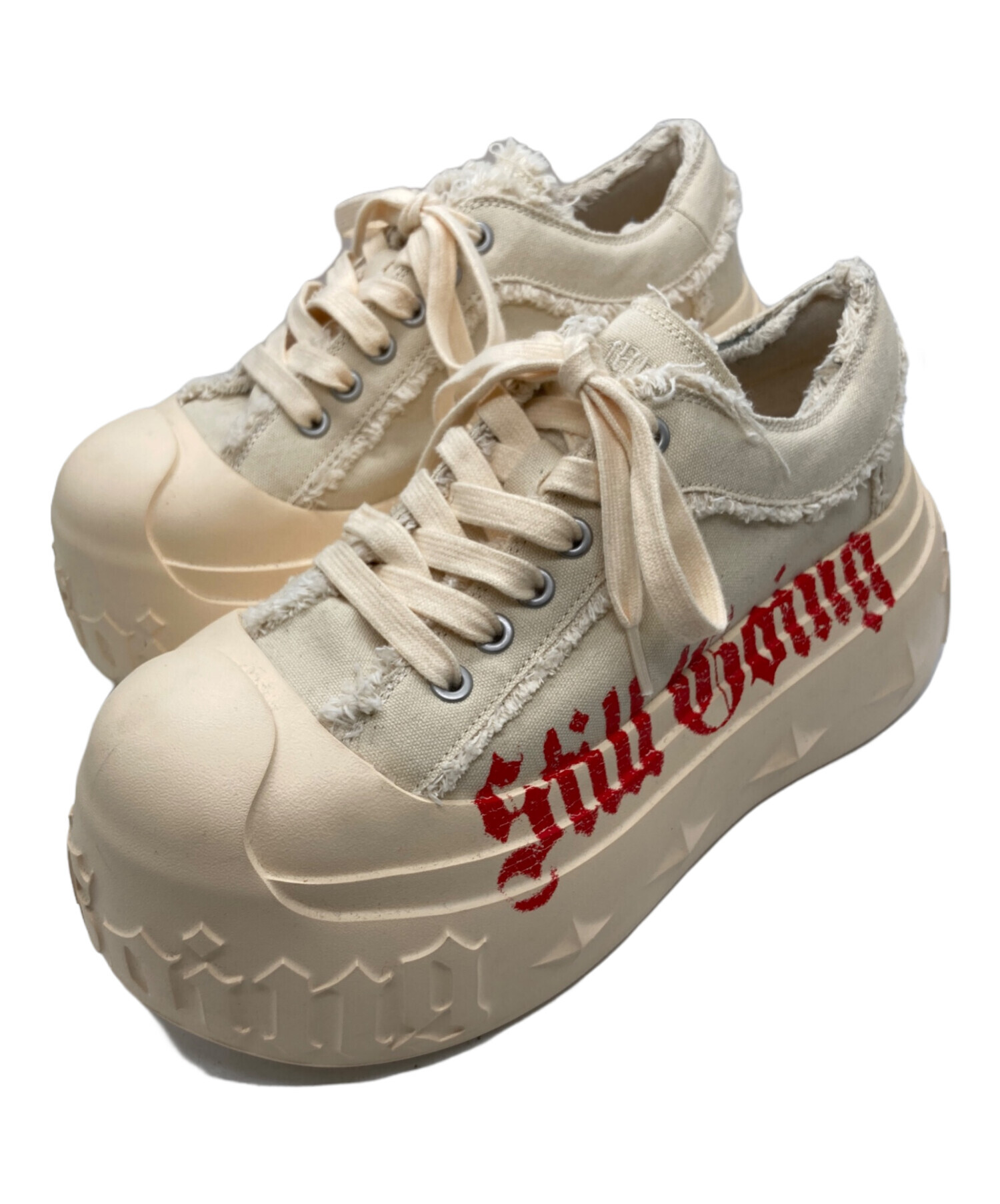 中古・古着通販】1807 (イチハチゼロナナ) GOTHIC LACE UP 厚底