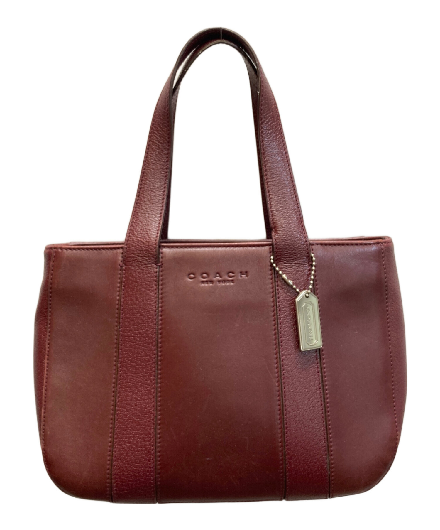 【中古】 コトバの生まれる場所 中古・古着通販】COACH (コーチ) オールド ミニトートバッグ レッド