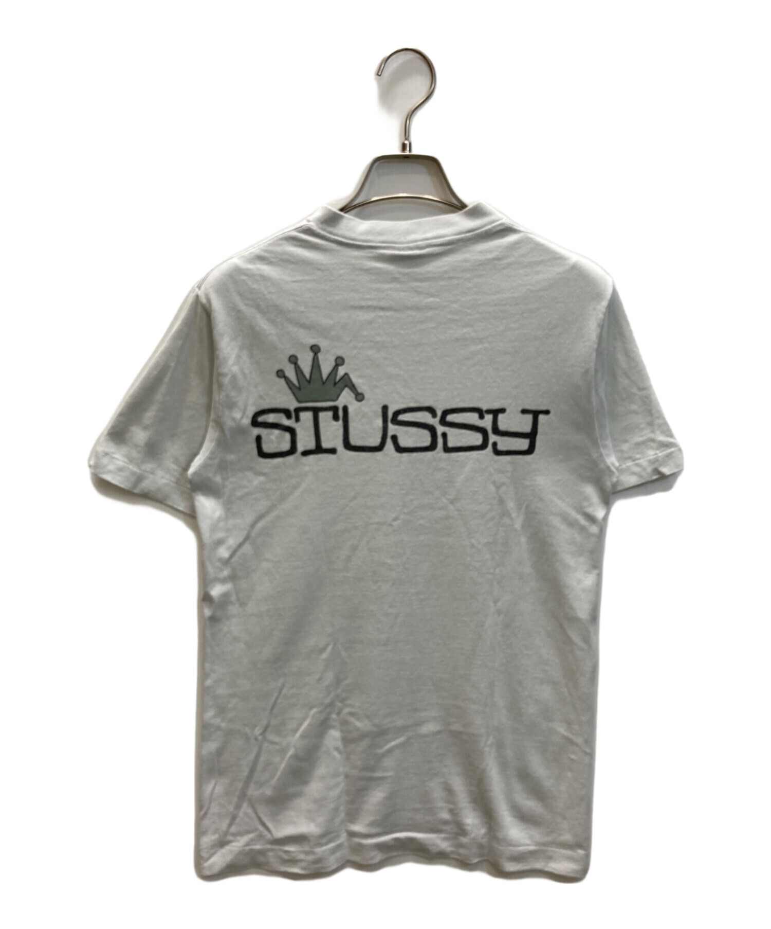 中古・古着通販】stussy (ステューシー) 折れクラウンロゴTシャツ