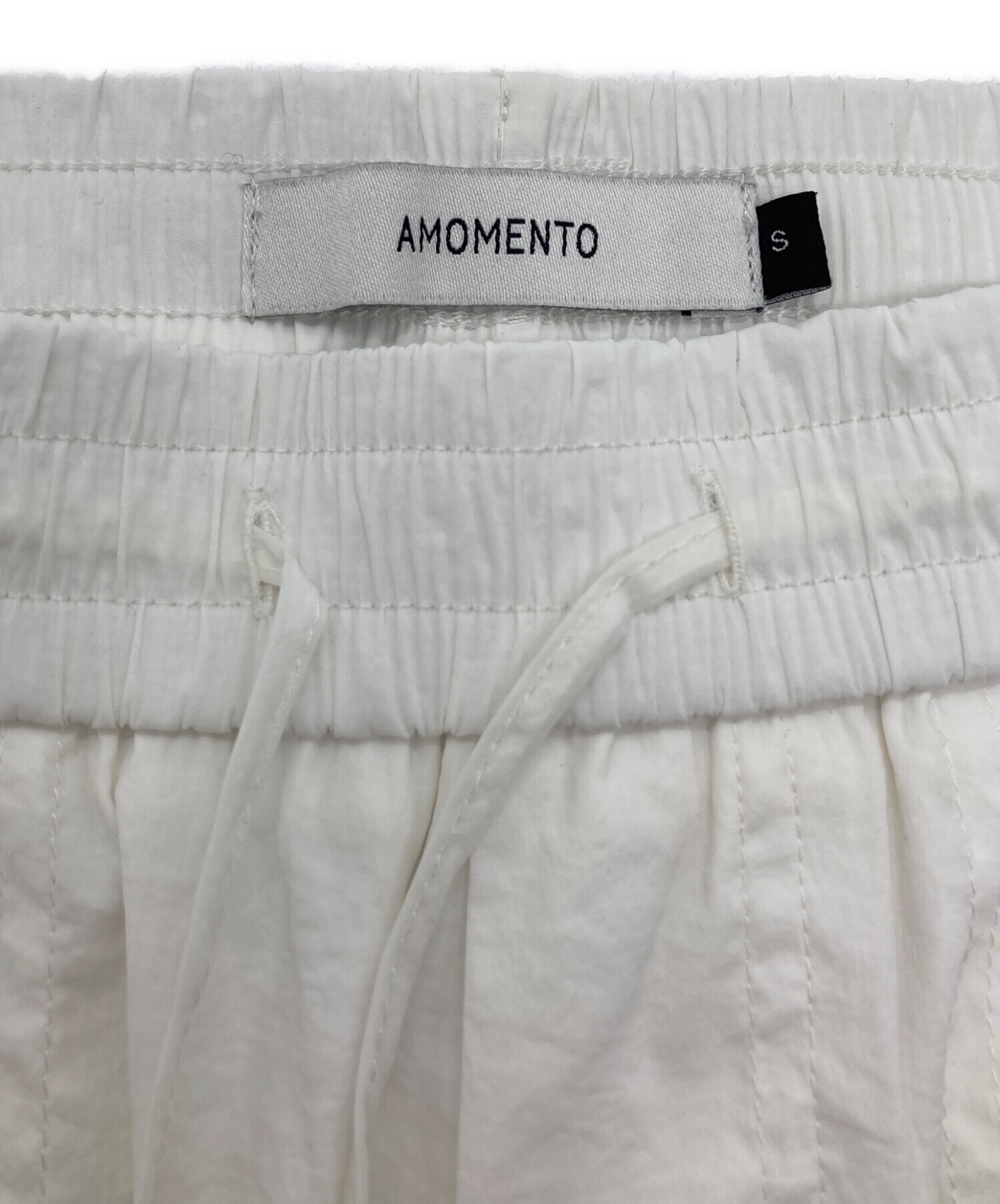 中古・古着通販】AMOMENTO (アモーメント) シアーレイヤードパンツ