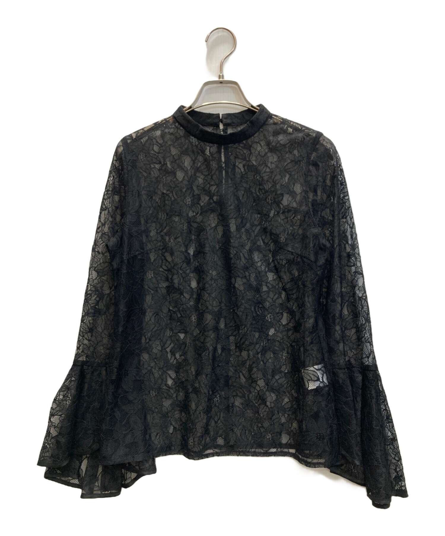 中古・古着通販】ANDRESD (アンドレスド) BELL SLEEVE SLIT DRESS 