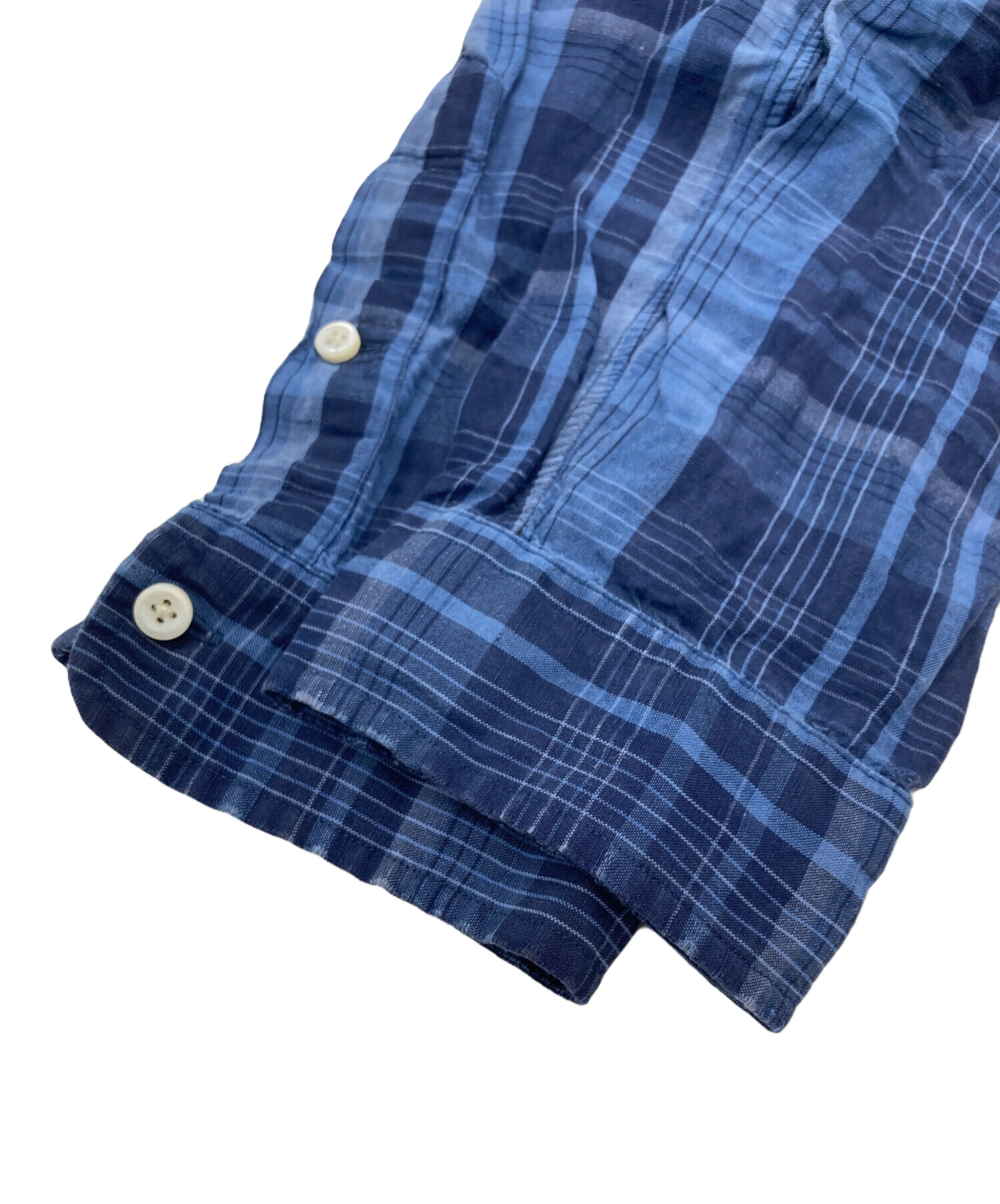 新品タグ付 ラルフローレン リネン100% チェックシャツ XL 中古・古着通販】RALPH LAUREN (ラルフローレン) シルクリネンチェック