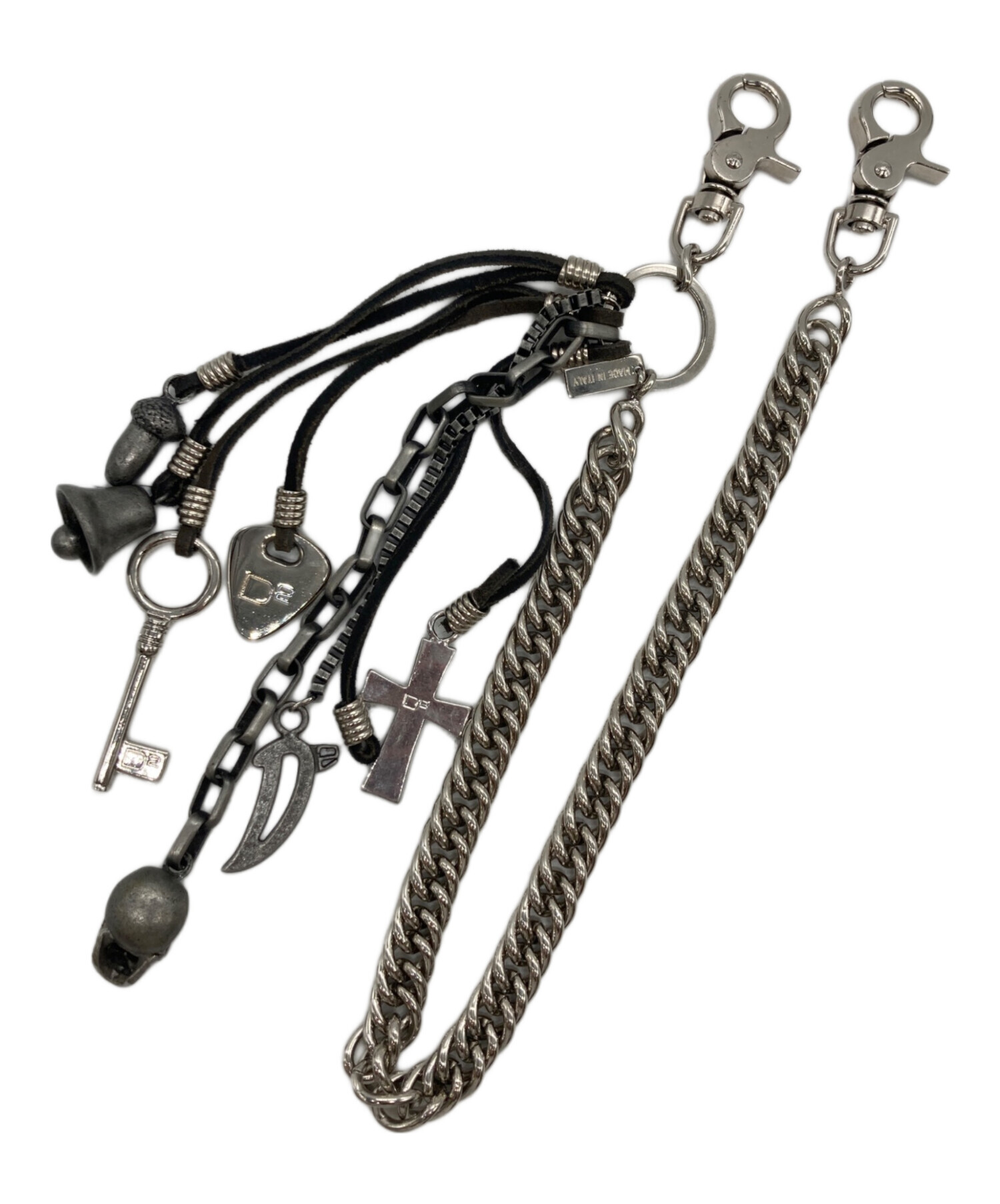 DSQUARED2 ウォレットチェーン 中古・古着通販】DSQUARED2 (ディースクエアード) チャームウォレット