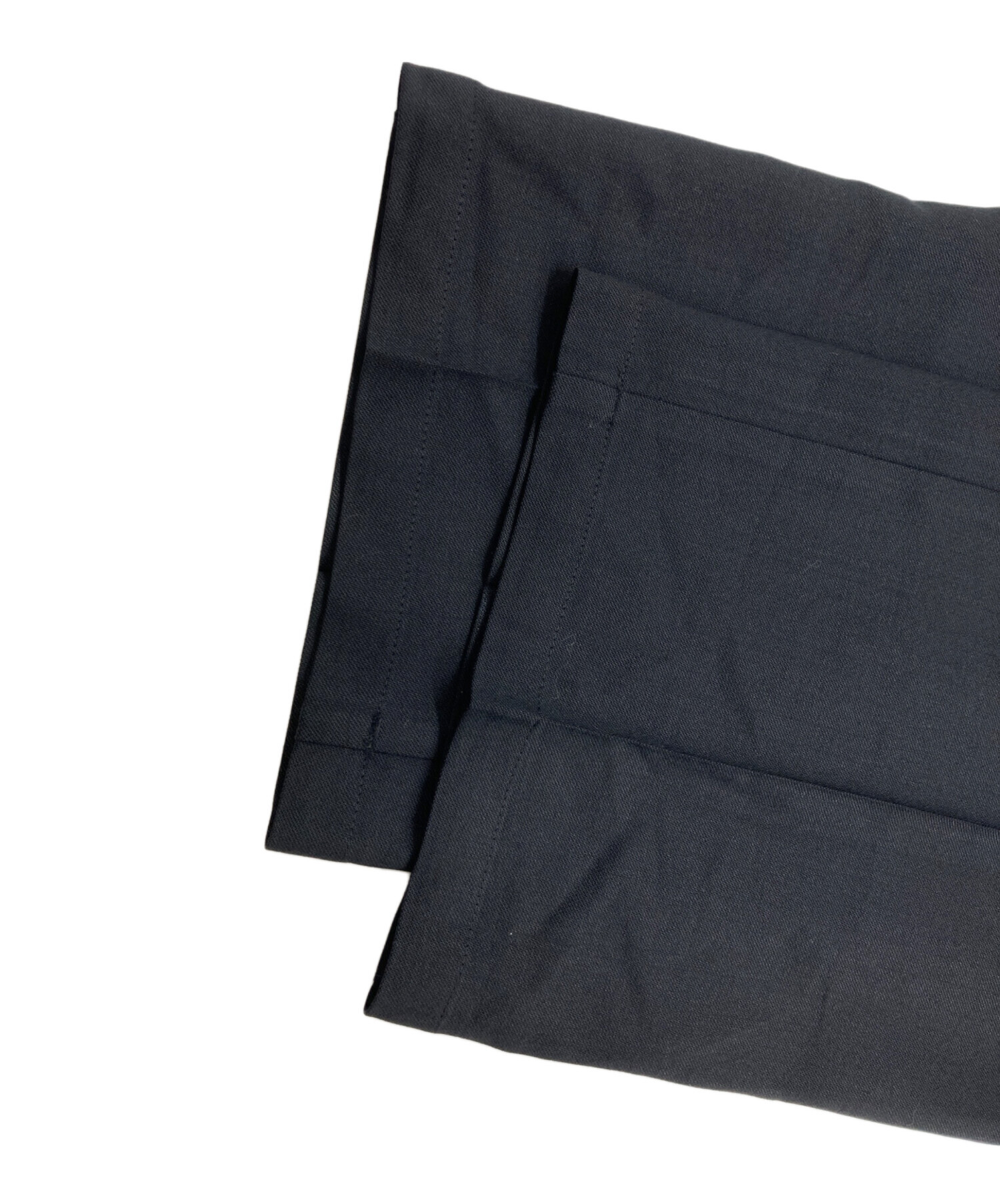 お値下げ！新品★ARMANI COLLEZIONI 黒スラックス 新品タグ付き 中古・古着通販】ARMANI COLLEZIONI (アルマーニ コレツィオーニ