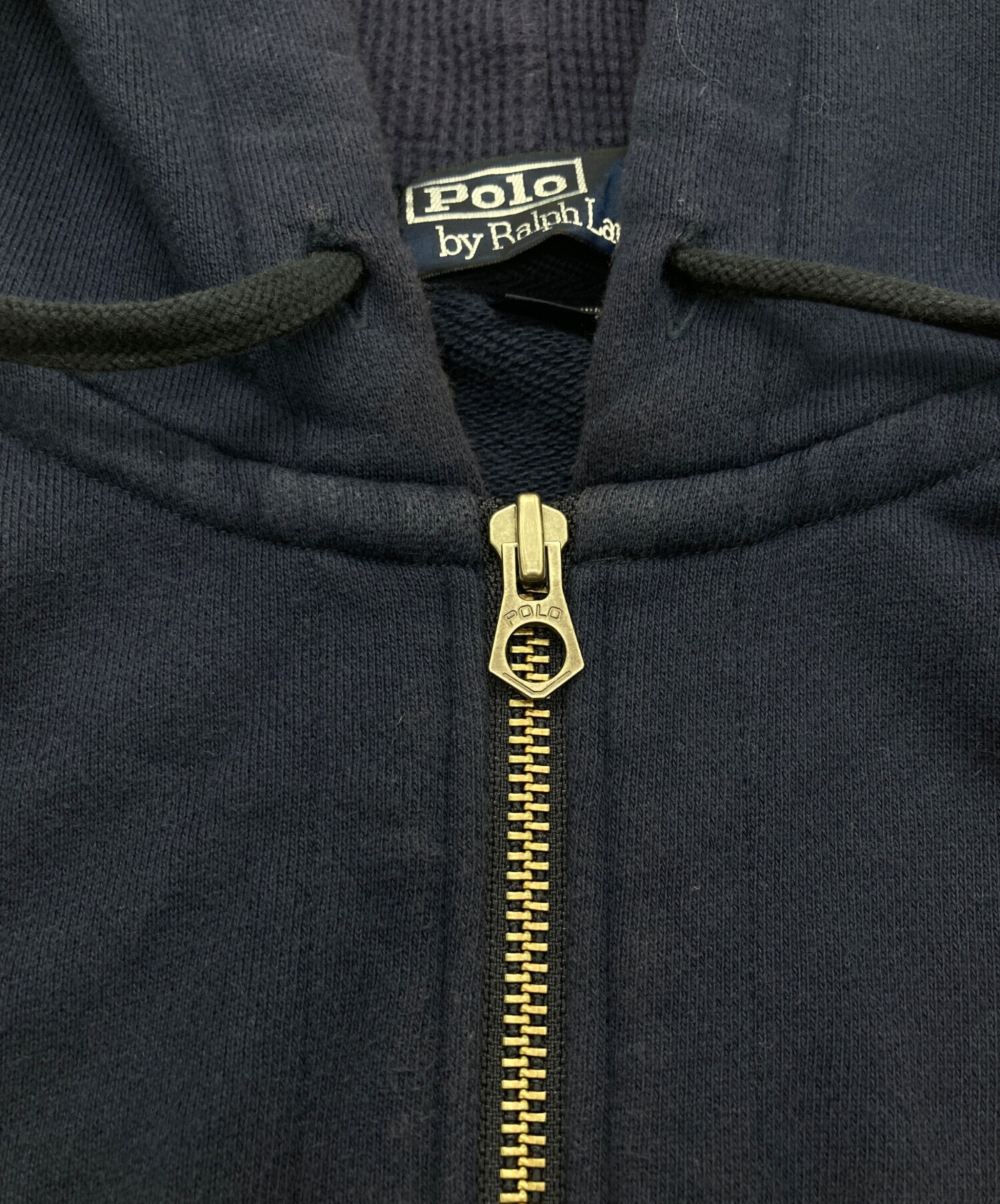 希少サイズ☆ポロバイラルフローレン 刺繍ロゴ フルジップ パーカー 3L相当 黒 中古・古着通販】POLO RALPH LAUREN (ポロ・ラルフローレン) ビッグ