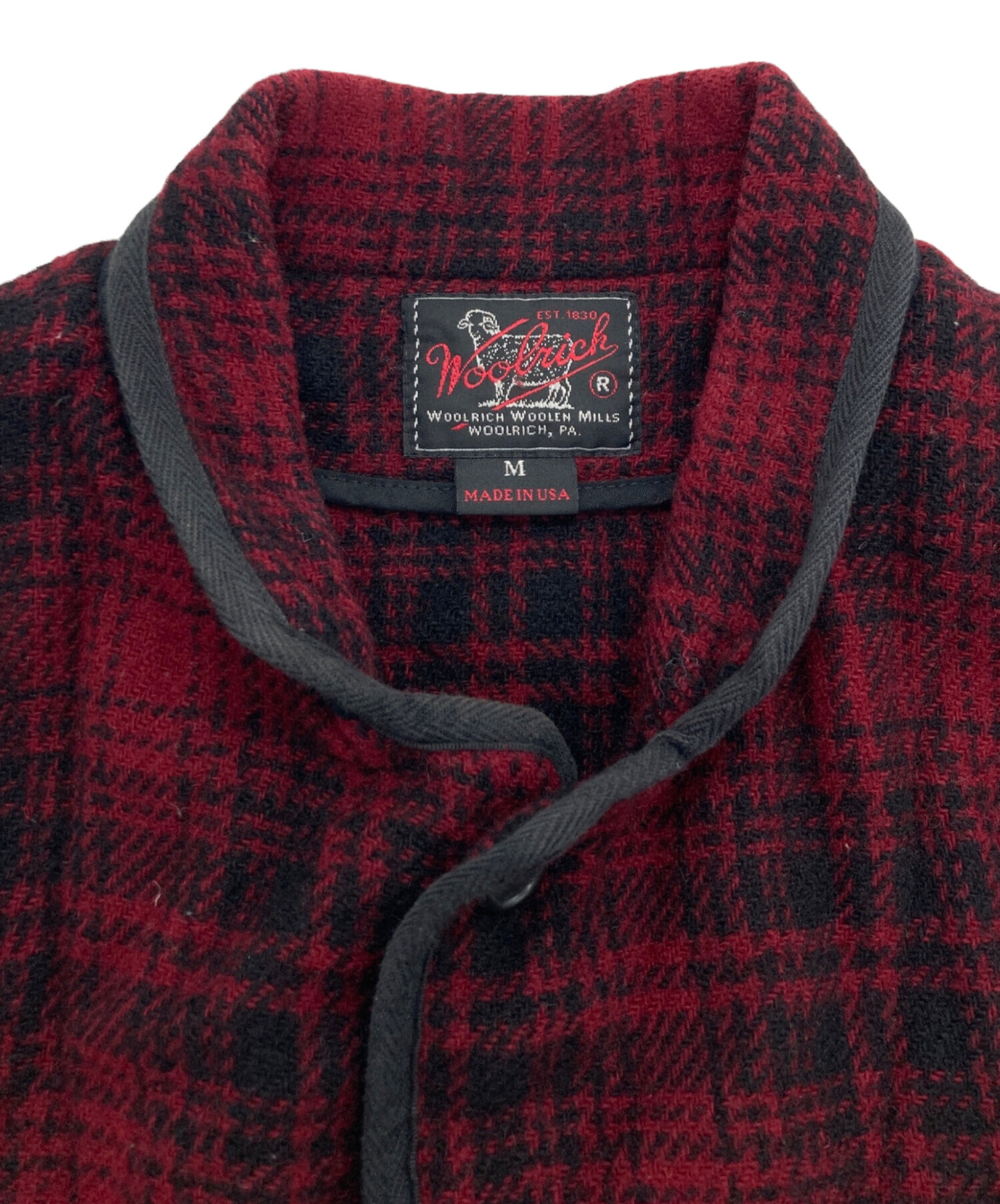 中古・古着通販】WOOLRICH (ウールリッチ) チェックウールベスト