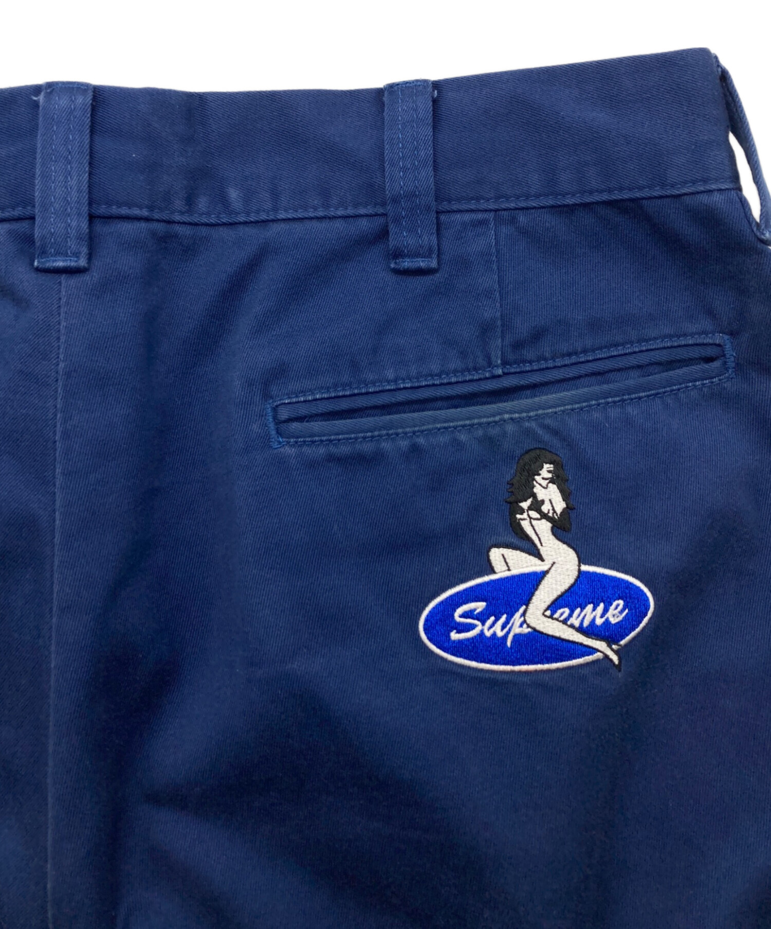 Supreme pin up chino pant ネイビー　36 中古・古着通販】SUPREME (シュプリーム) Pin Up Chino Pant ブルー