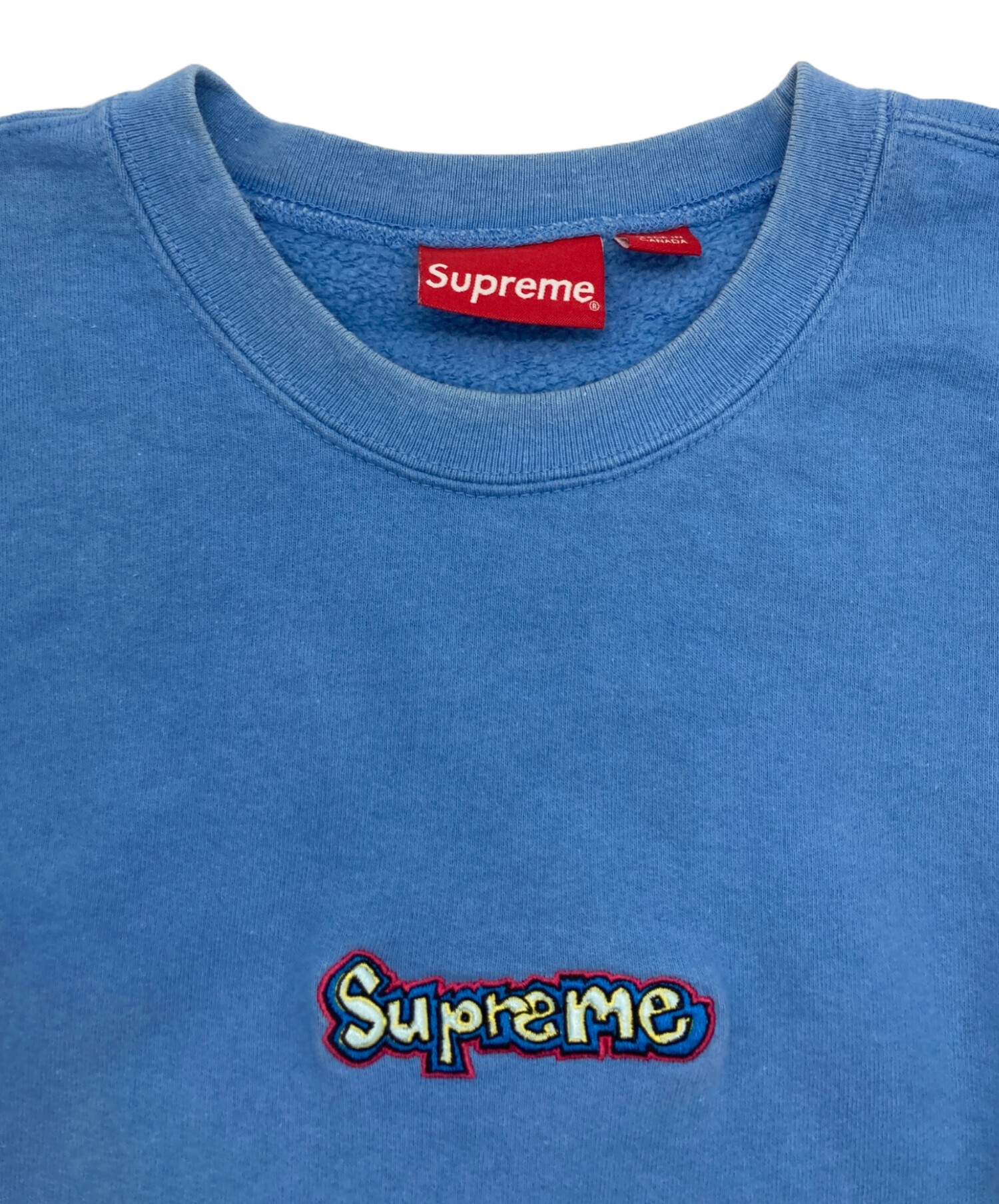 中古・古着通販】SUPREME (シュプリーム) Gonz Logo Crewneck ブルー