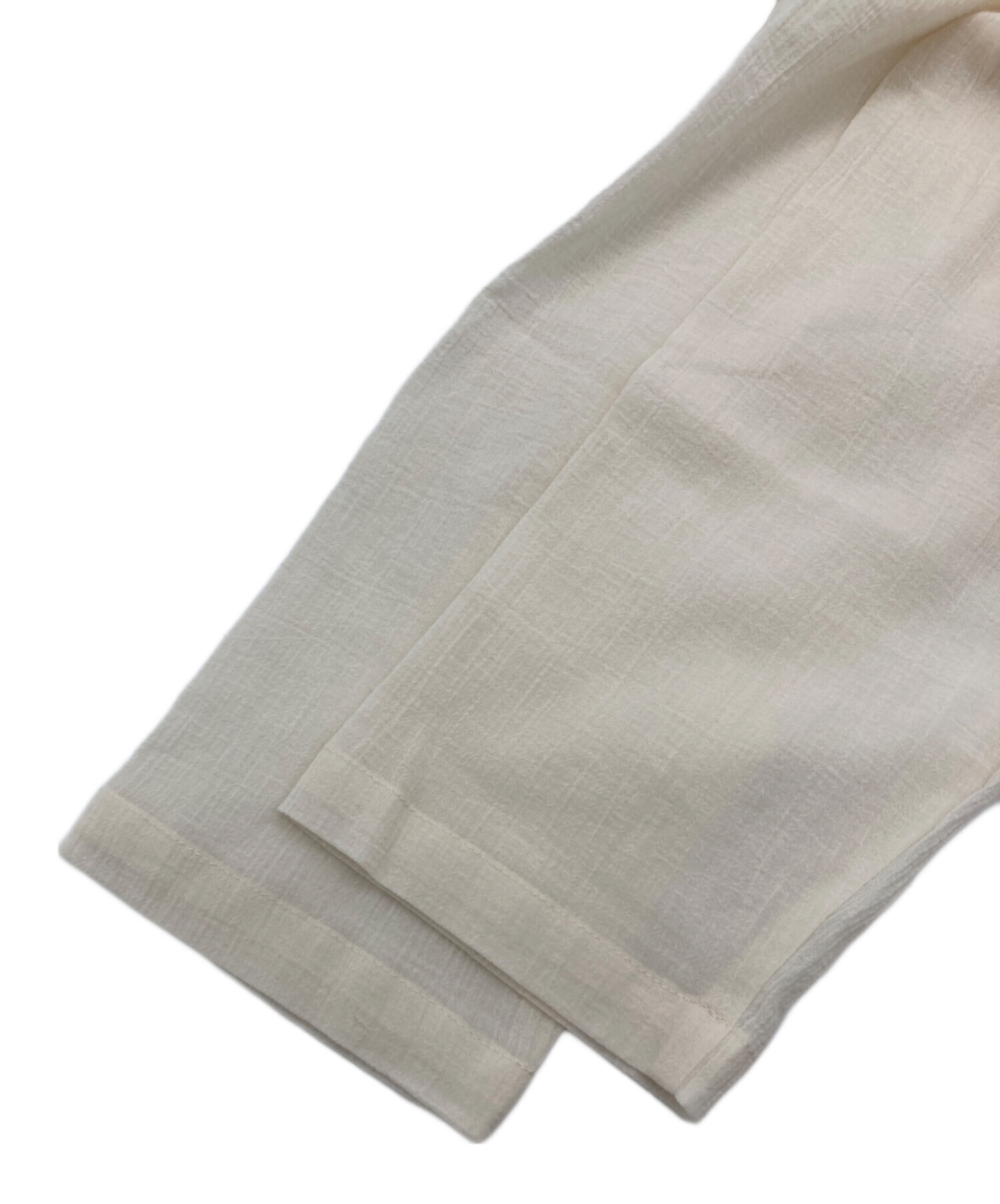 中古・古着通販】kagure (カグレ) シアーカシュクールカーデシャツ 
