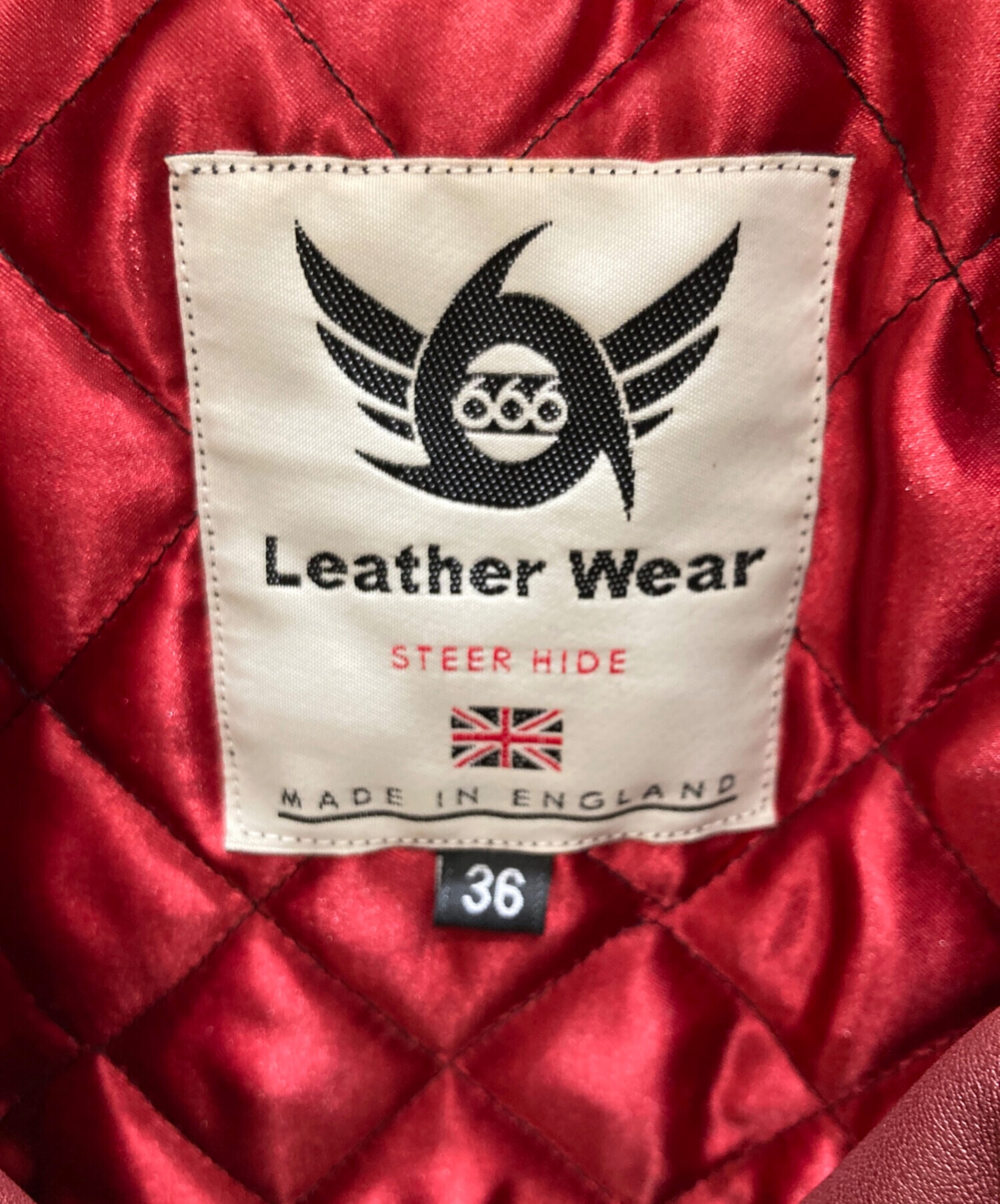 中古・古着通販】666 LEATHER WEAR (666レザーウェア) ダブル