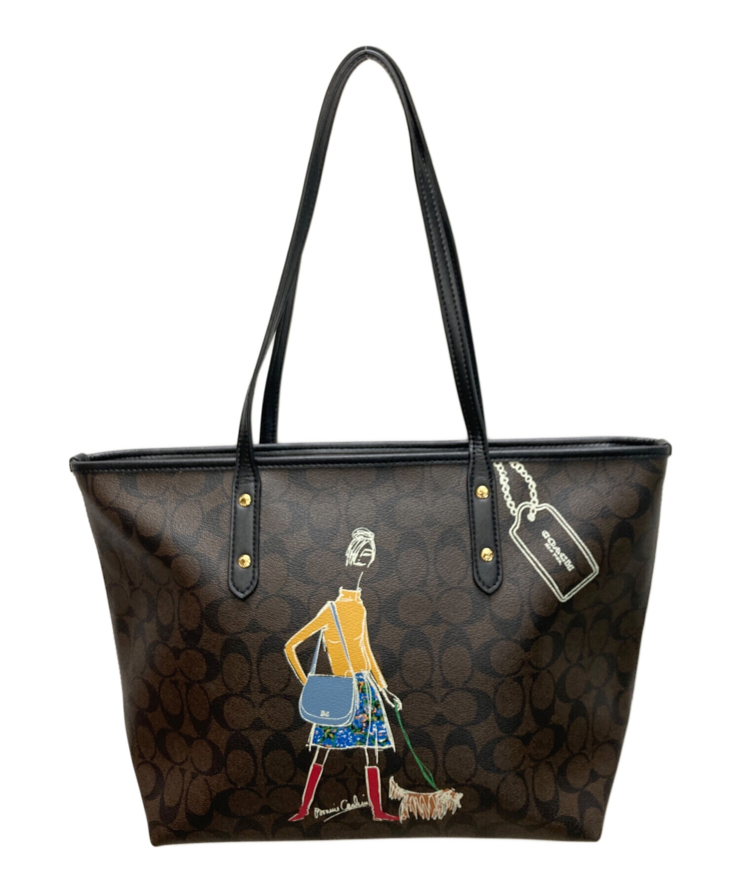 レア COACH ボニーカシン トートバッグ　ハンドバッグ 4点 中古・古着通販】COACH (コーチ) シグネチャー ボニー・カシン トート