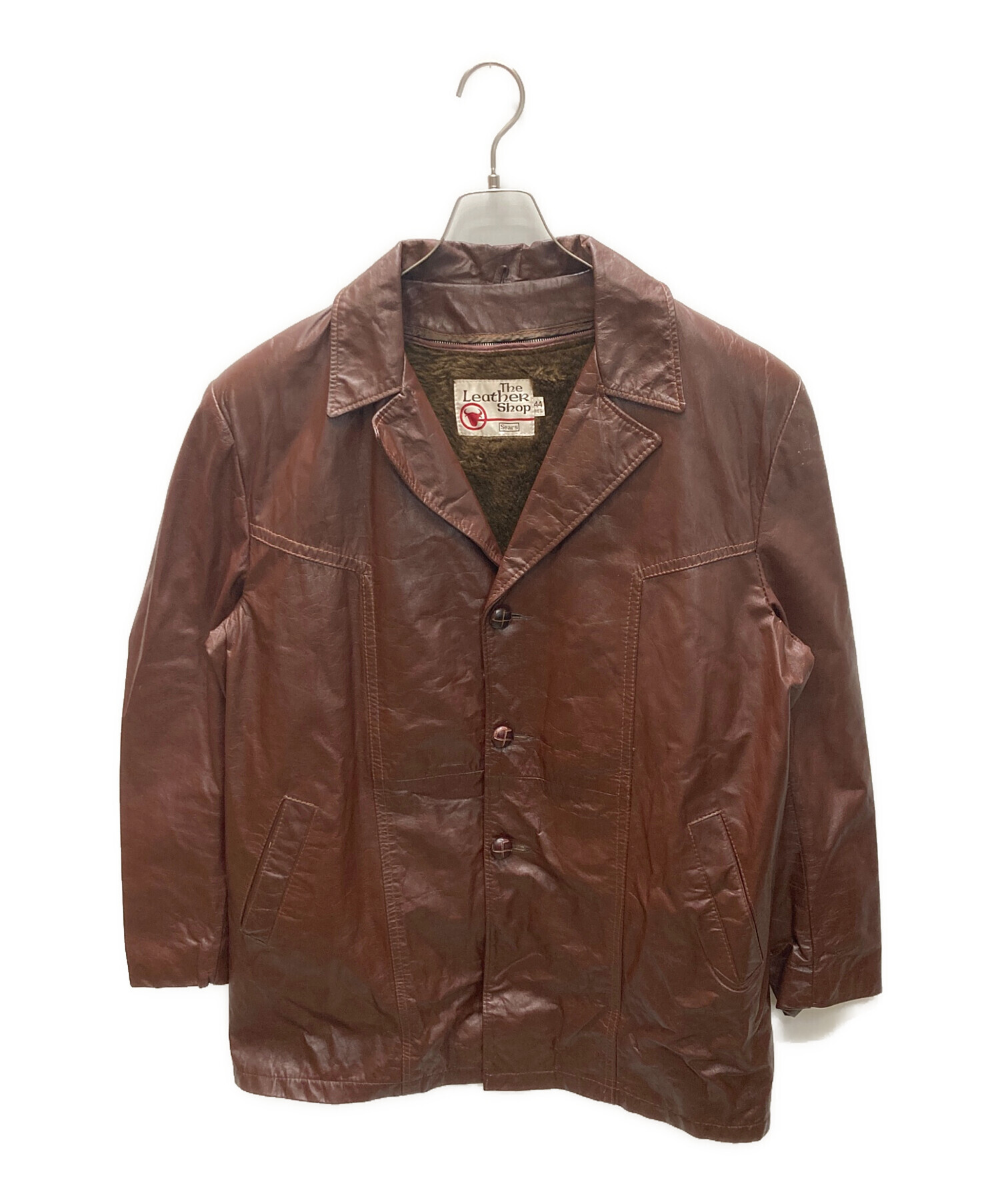 t*u様 70sSears The Leather Shop スエードジャケット 中古・古着通販】Sears (シアーズ) 70s ライナー付 レザージャケット