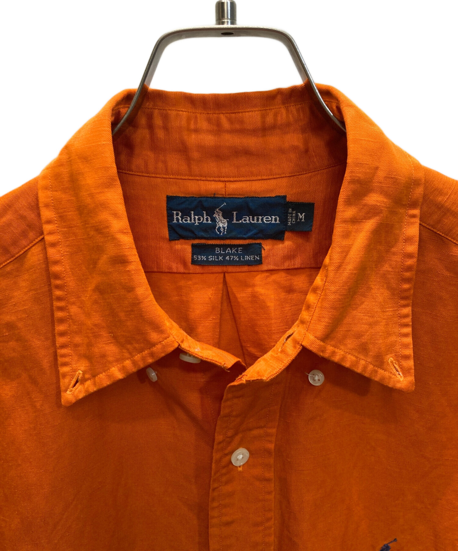 中古・古着通販】RALPH LAUREN (ラルフローレン) シルクリネンボタン