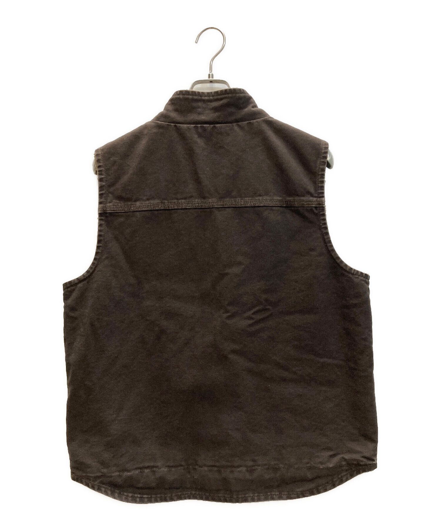 中古・古着通販】CarHartt (カーハート) ダックボアベスト ブラウン