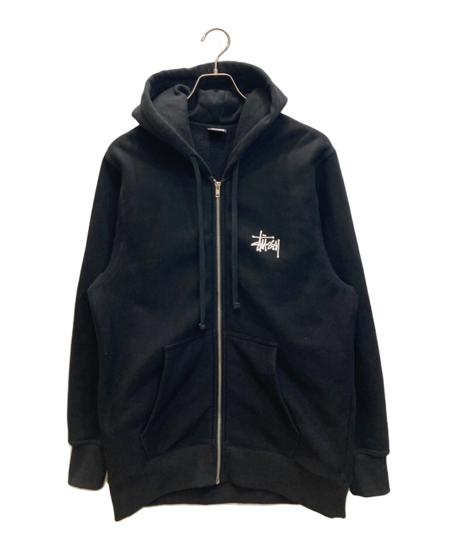 古*ド様 ステューシー　ジップパーカー　アーチロゴ 中古・古着通販】stussy (ステューシー) ロゴプリントジップパーカー