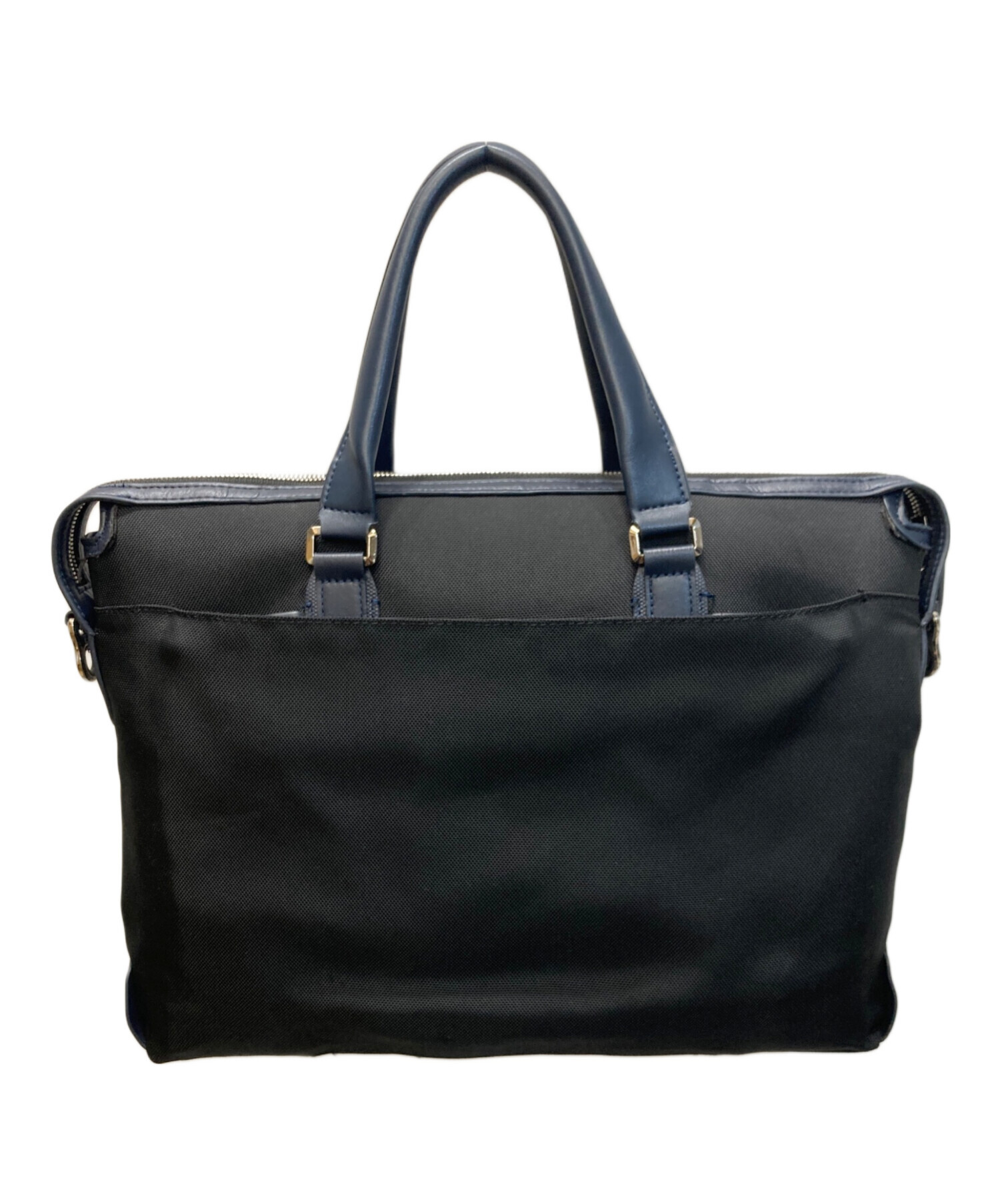 美品✨タグ付 トゥミ JARVIS 2way 2室 ビジネスバッグ ネイビー 黒 中古・古着通販】TUMI (トゥミ) JARVIS 2way バッグ ブラック×ネイビー