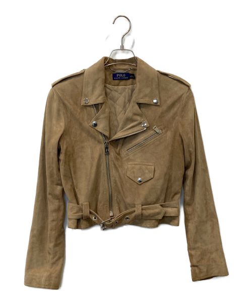 ラルフローレン USED加工 Dポケ ライダース ジャケット レディース 中古・古着通販】POLO RALPH LAUREN (ポロ・ラルフローレン) ゴート