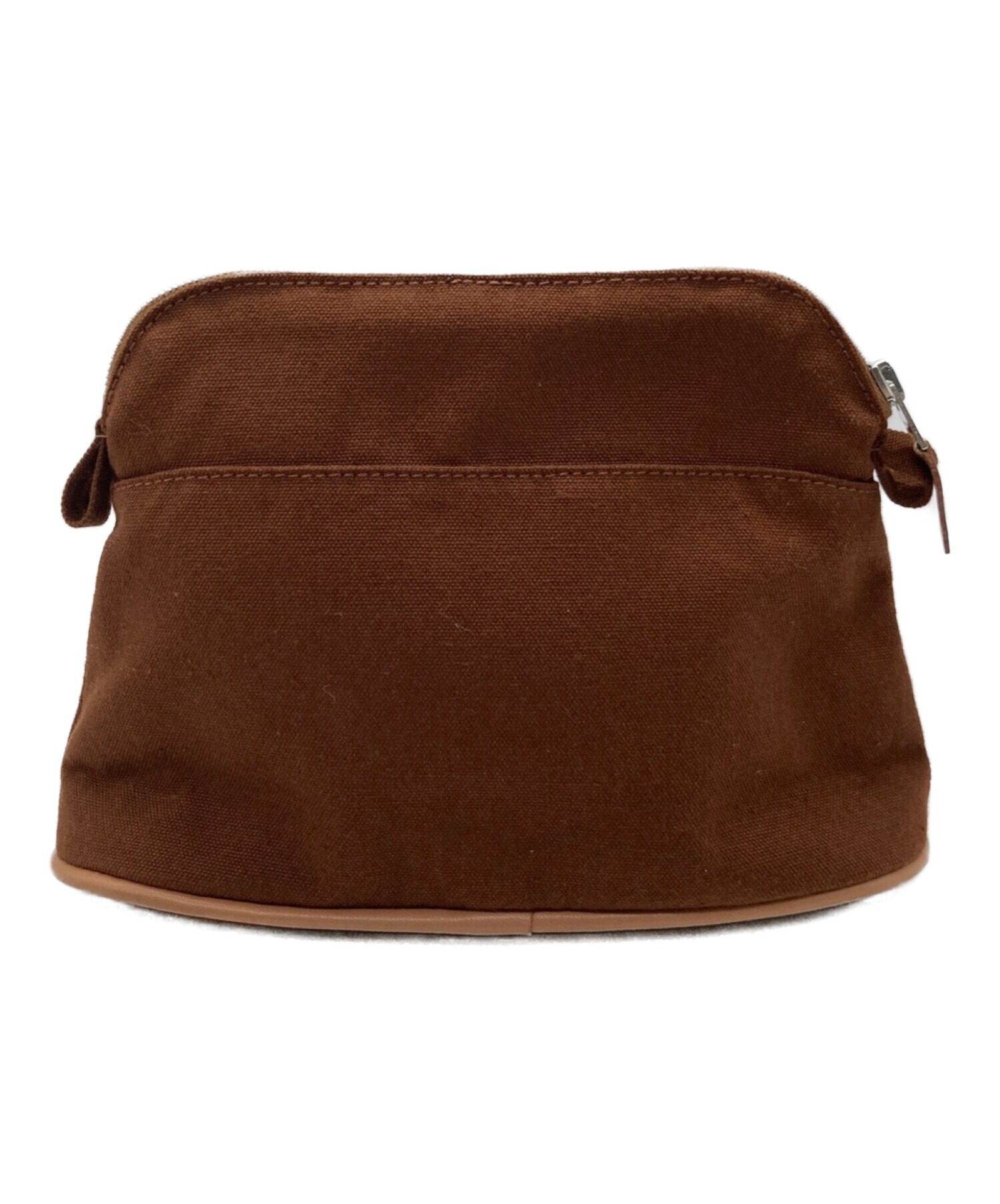 HERMES エルメス ボリードポーチ30 ポーチ バッグ キャンバス ブラウン HERMES エルメス ボリードポーチ30 ポーチ バッグ キャンバス ブラウン