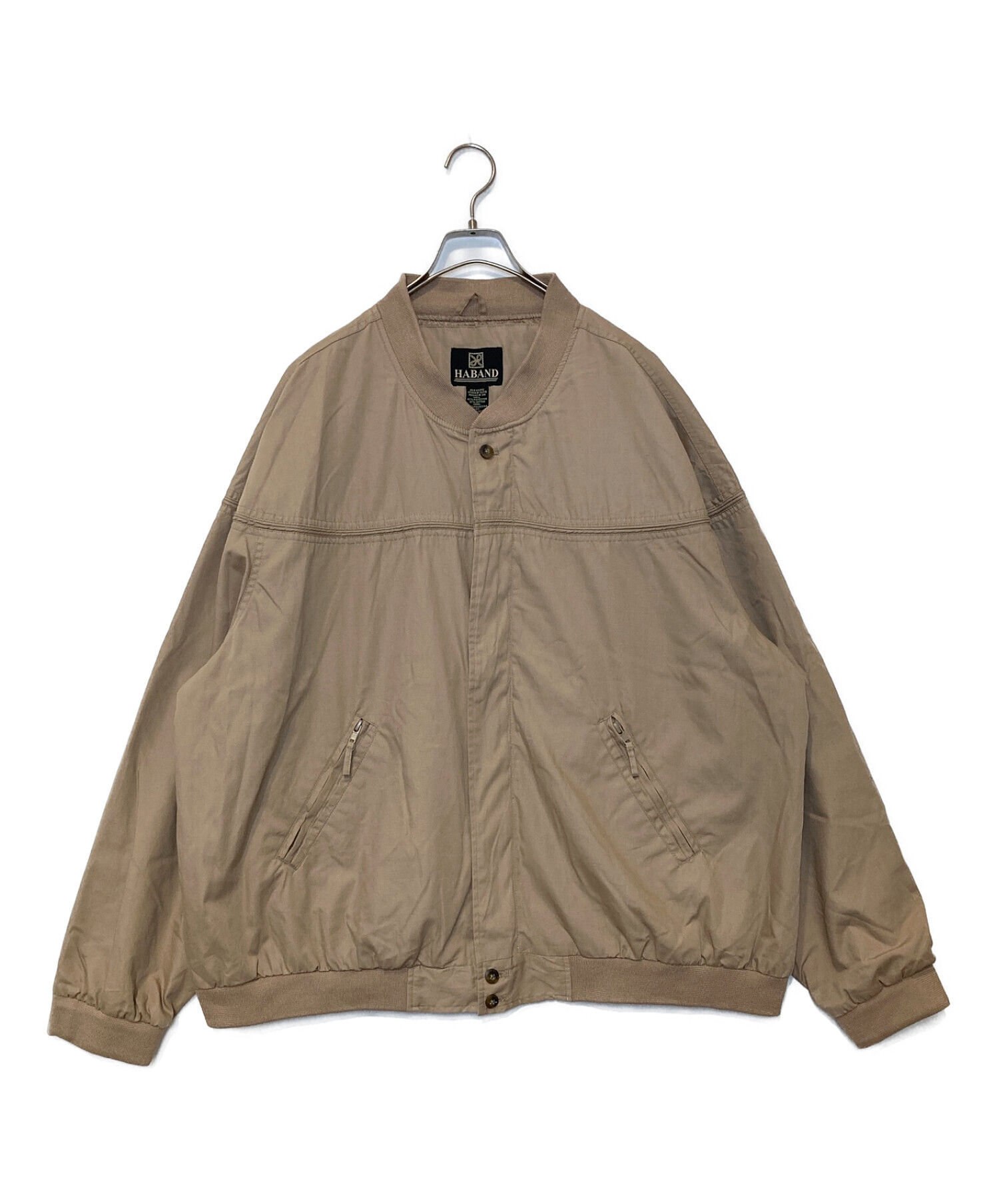 中古・古着通販】haband (ハバンド) ダービージャケット ベージュ 