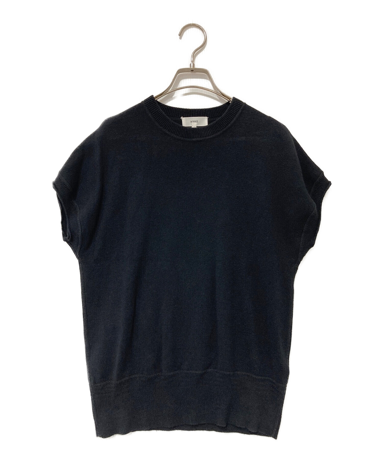 HYKE ハイク ニット ブラック (美品 HYKE ハイク ニット HYKE ハイク ニット ブラック (美品 HYKE ハイク ニット