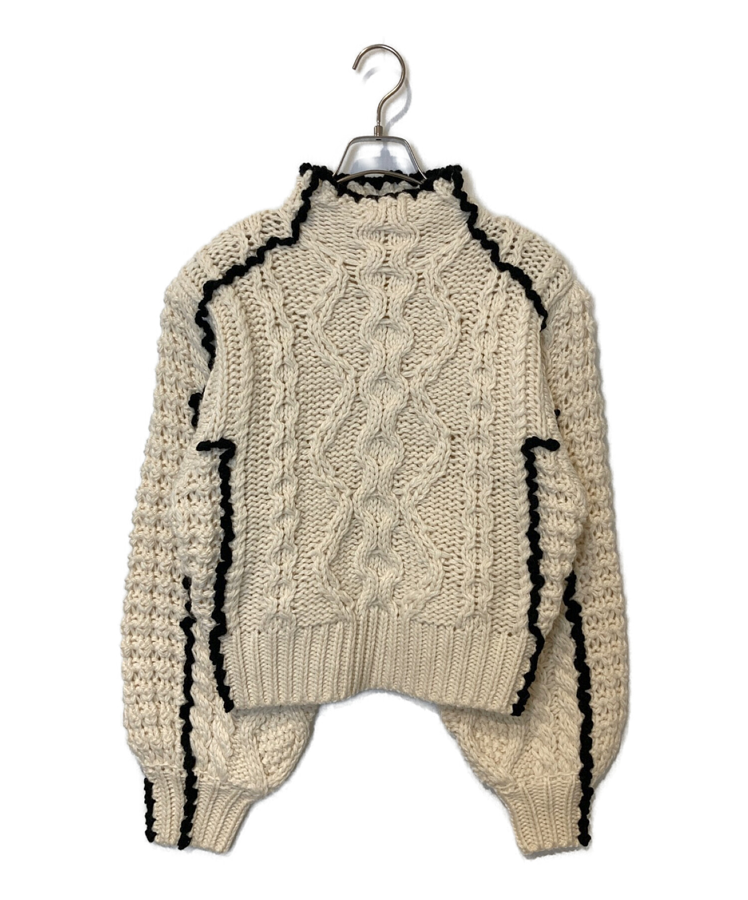中古・古着通販】moussy (マウジー) STITCH CABLE ニット 中古・古着通販】moussy (マウジー) STITCH CABLE ニット