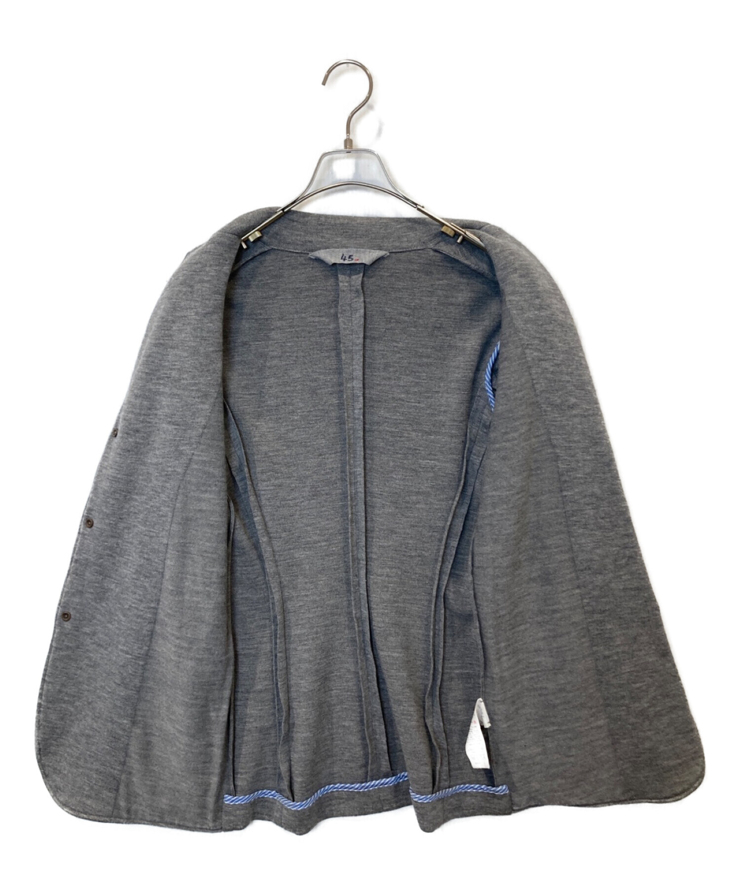 中古・古着通販】45rpm (45アールピーエム) ウールニットテーラード