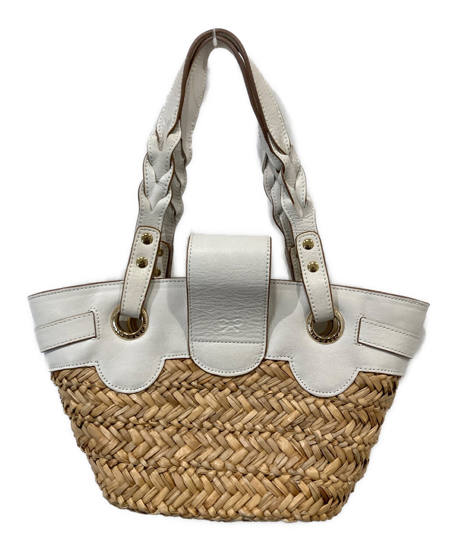 中古・古着通販】ANYA HINDMARCH (アニヤハインドマーチ) カゴバッグ 
