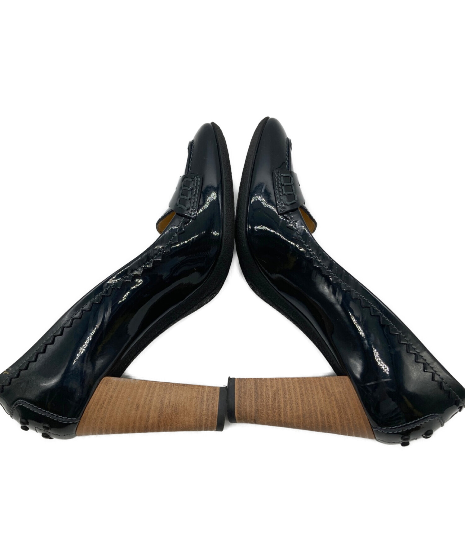 中古・古着通販】TOD'S (トッズ) ヒールパンプス ネイビー