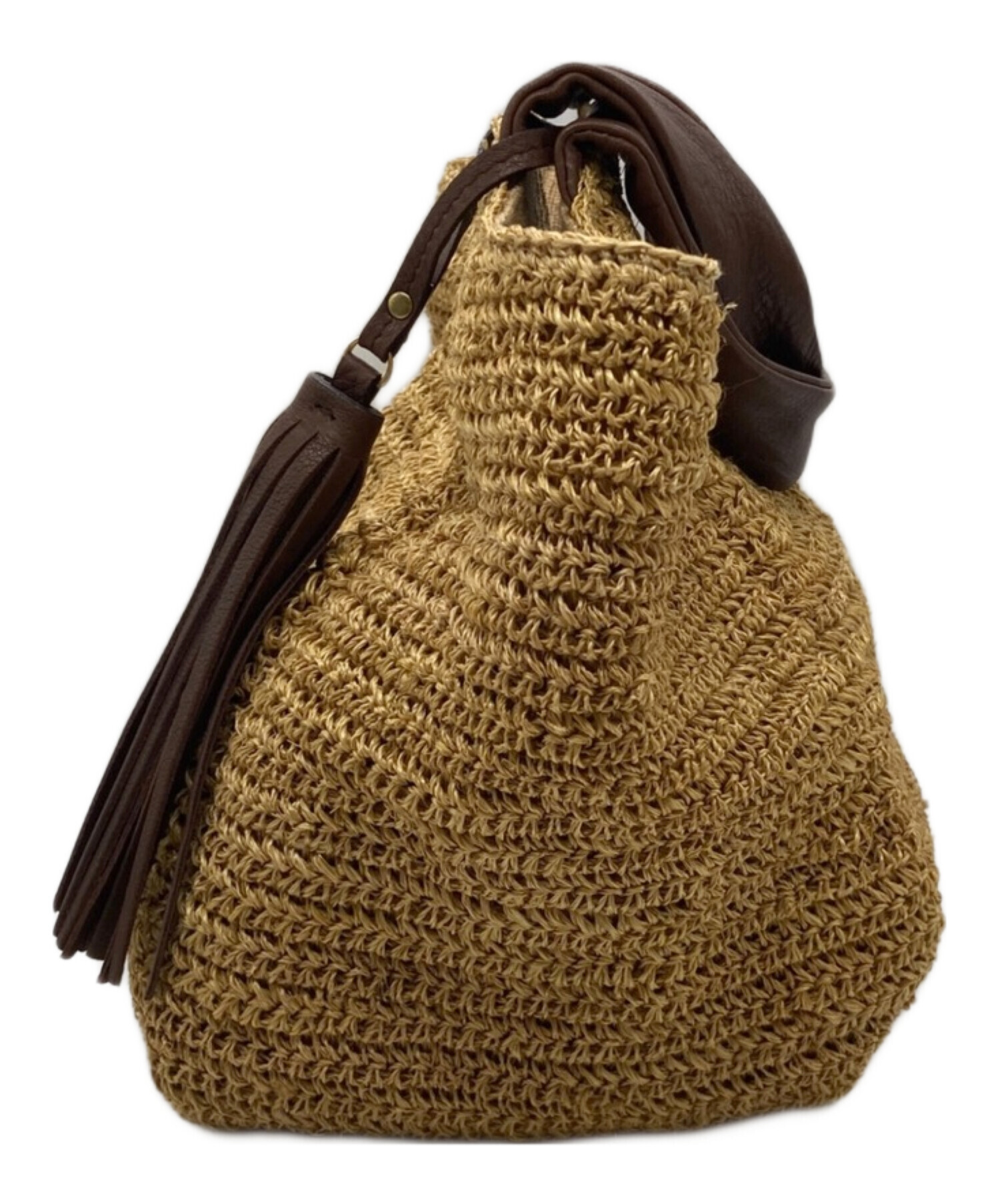 VIOLAd'ORO 】タッセル付ボアミニトートバッグ 【公式通販】