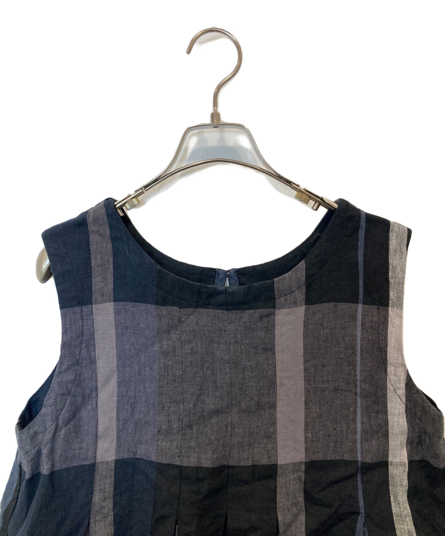 中古・古着通販】BEARDSLEY (ビアズリー) リネンビッグチェックタック  