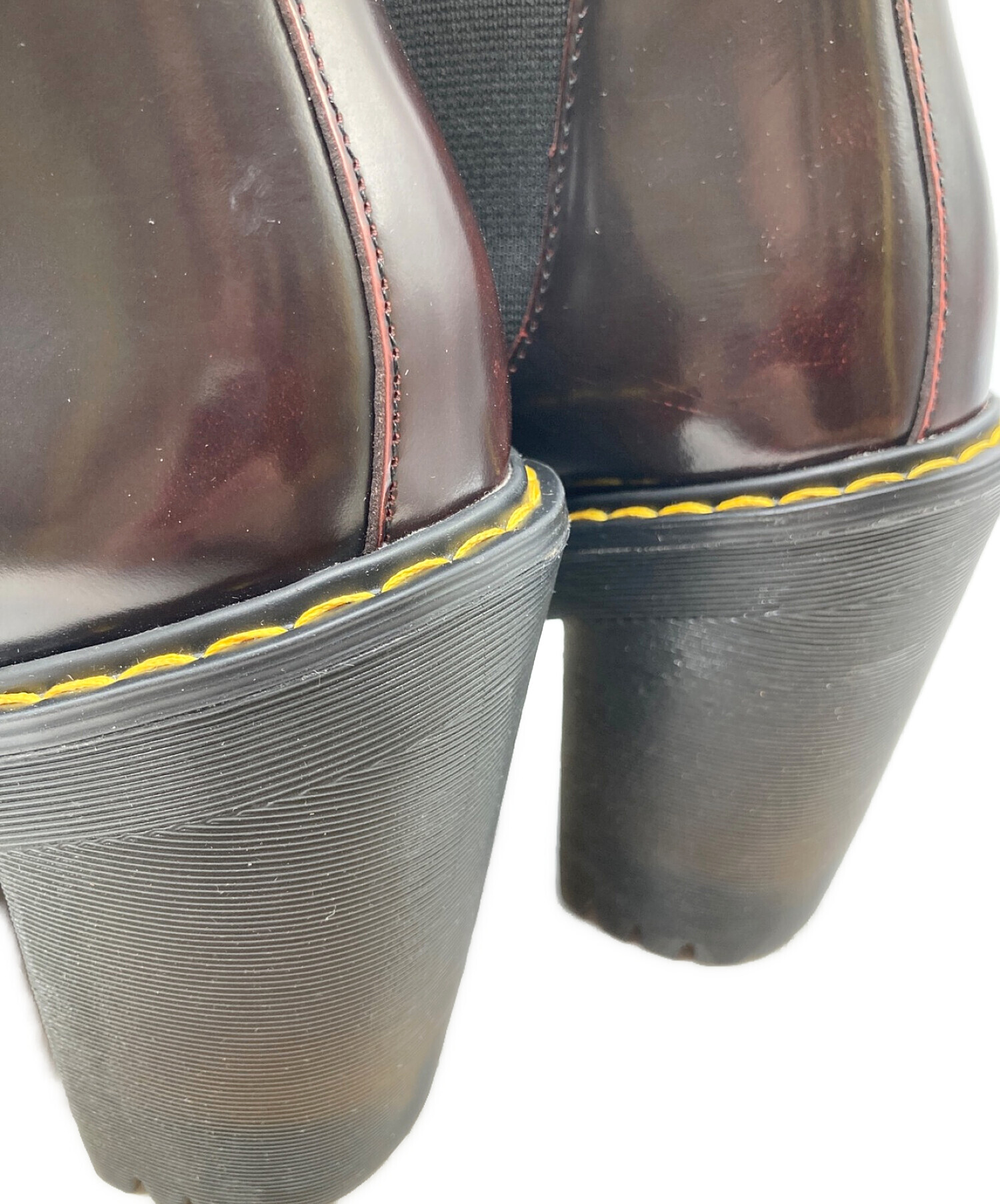 【Dr.Martens 】HURSTONレザーチェリーレッドUK5（24cm） Dr.Martens 厚底8ホール チェリーレッド uk5 24cm JADON ドクター