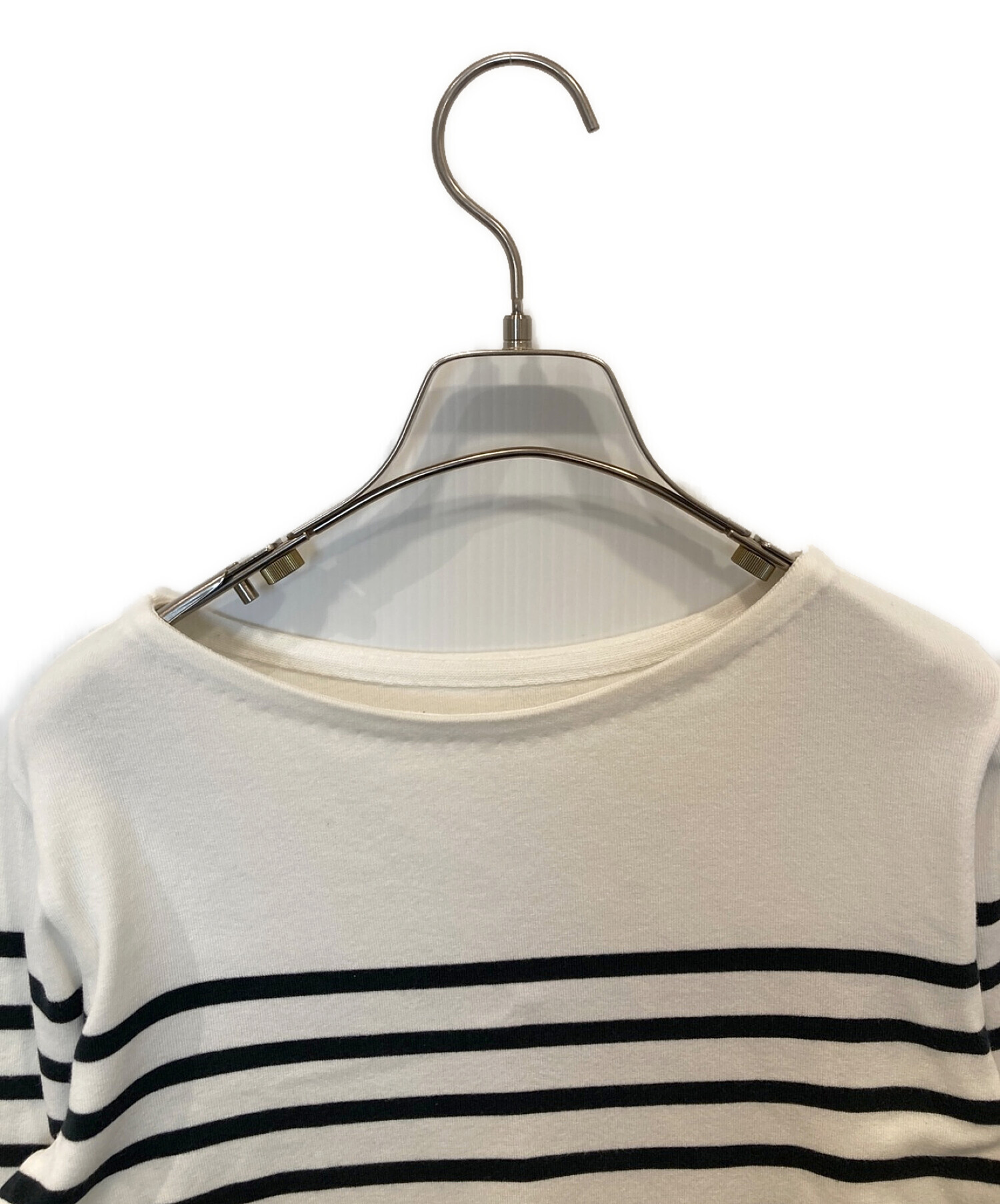 中古・古着通販】SOEJU (ソージュ) ロングスリーブボーダーニットソー